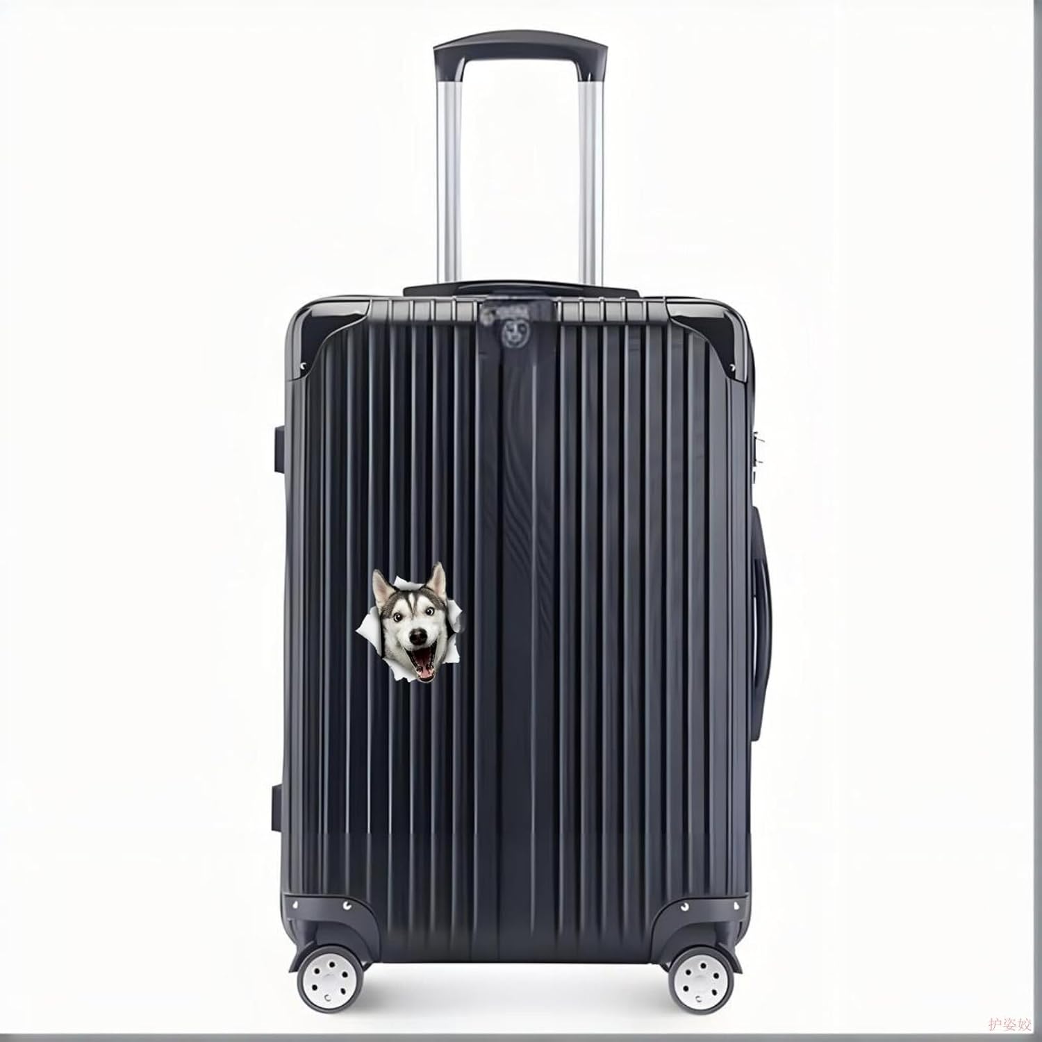 Thumbnail 1 de Husky Autoaufkleber 18 cm Lustig 3D Reflektierend