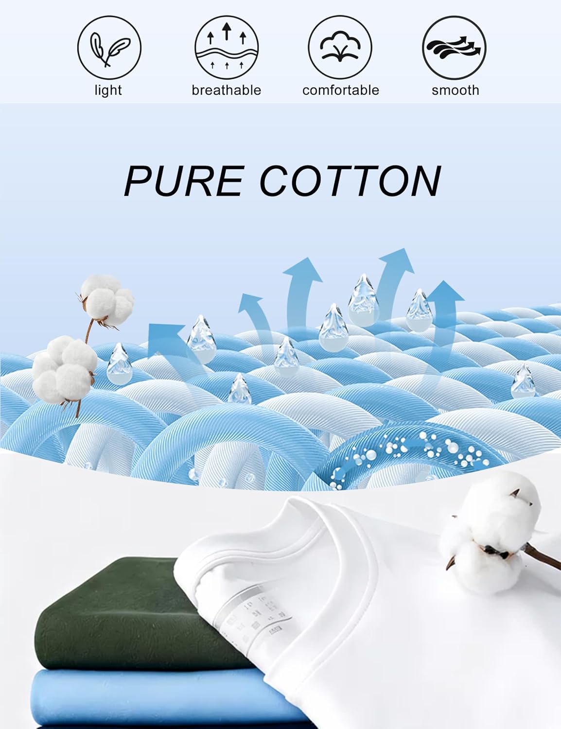 Detalle de MAGCOMSEN Langarmshirt Herren aus Baumwolle – Longsleeve mit Rundhals für Freizeit & Alltag