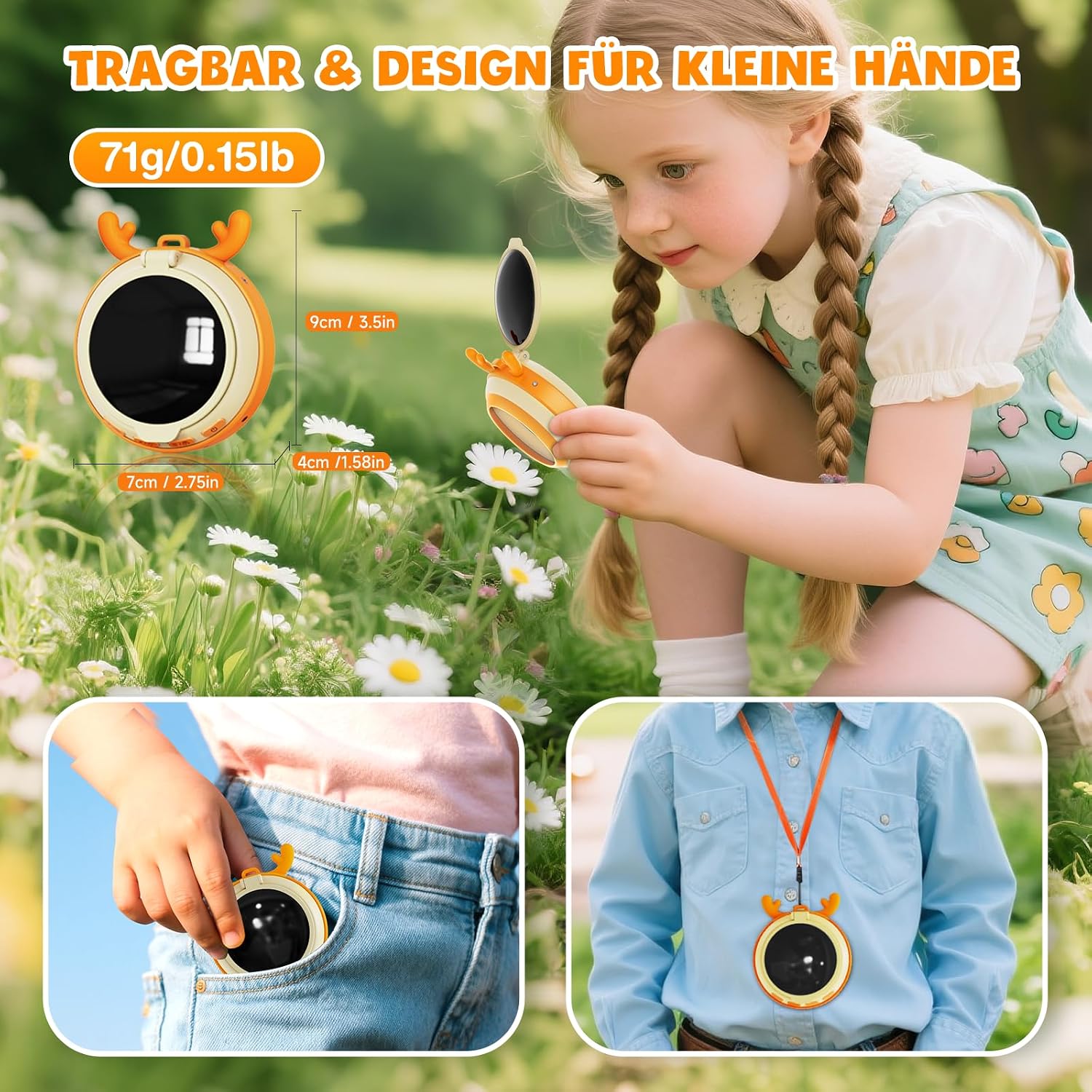 Thumbnail 4 de Leipan 2-in-1 Mikroskop 500× für Kinder