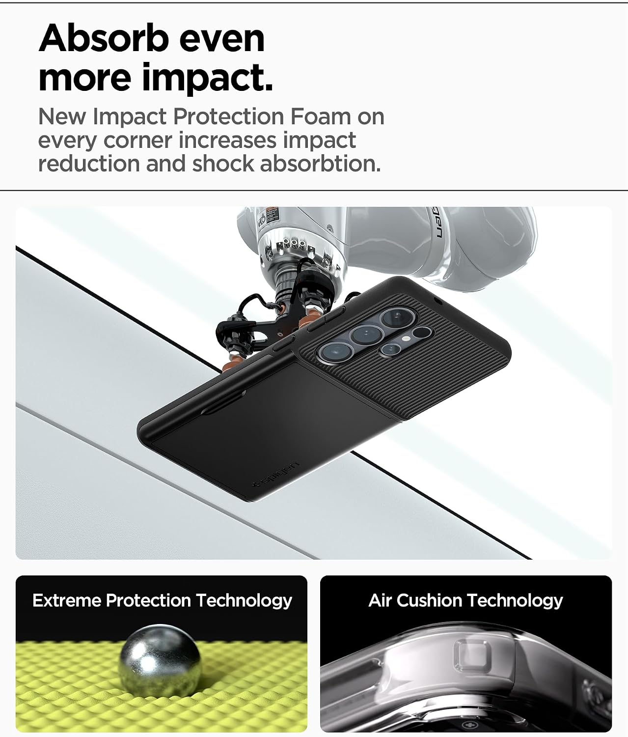 Thumbnail 6 de Spigen Slim Armor CS pour Samsung Galaxy S25 Ultra – Coque portefeuille noire