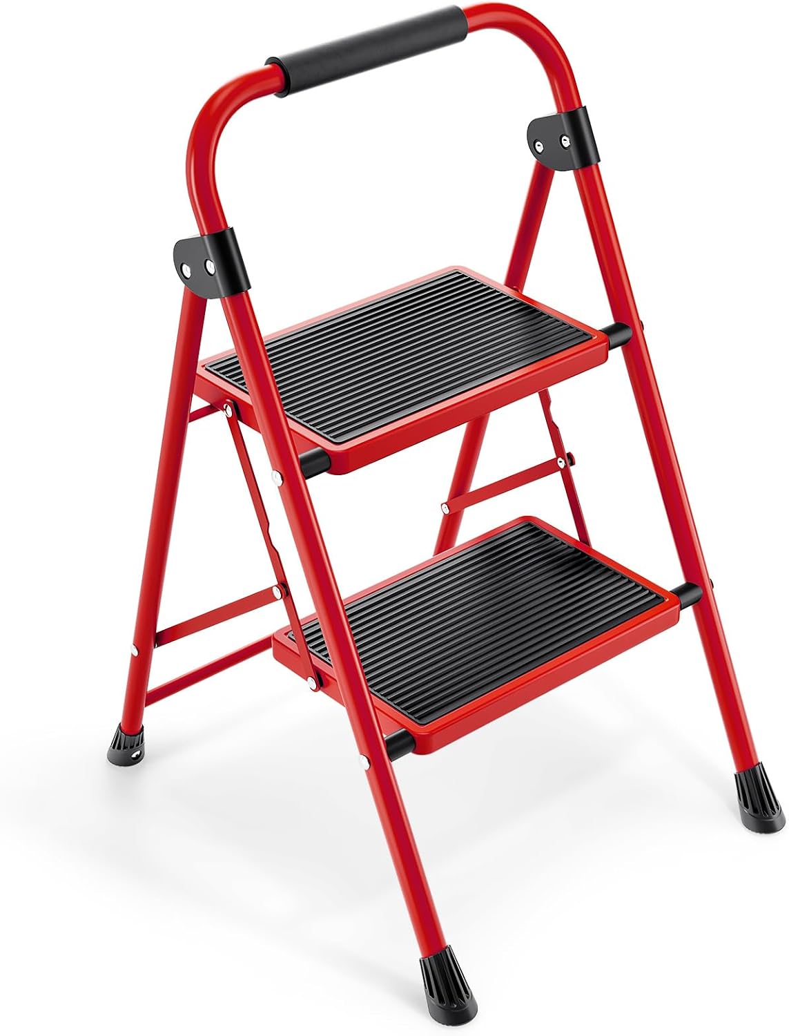 KingRack 3 Stufen Leiter mit Handläufen