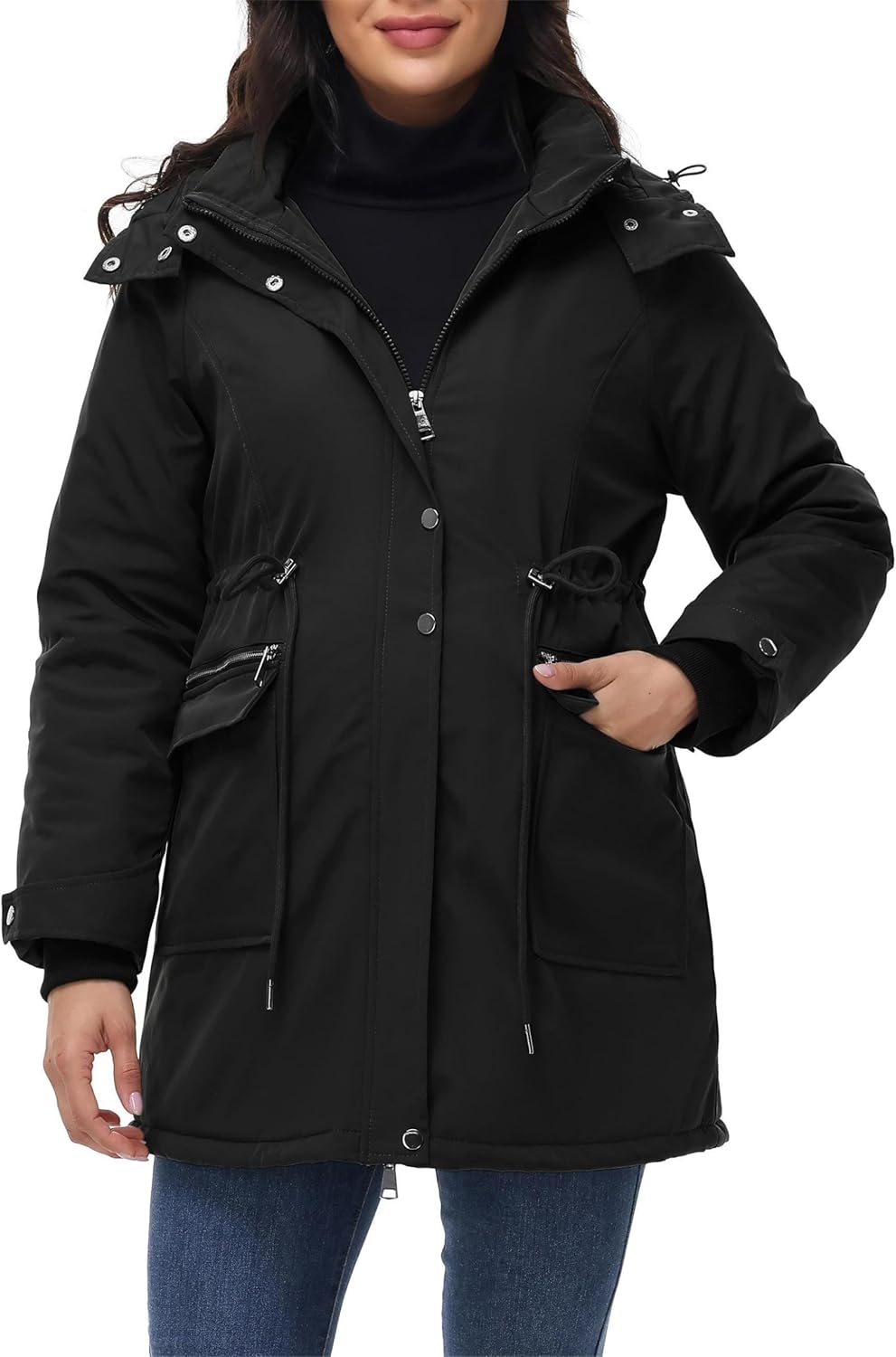 Thumbnail 5 de Maacie Maternity Winter Parka Coat – Waterproof, Warm Puffer Jacket with Hood and Adjustable Waist