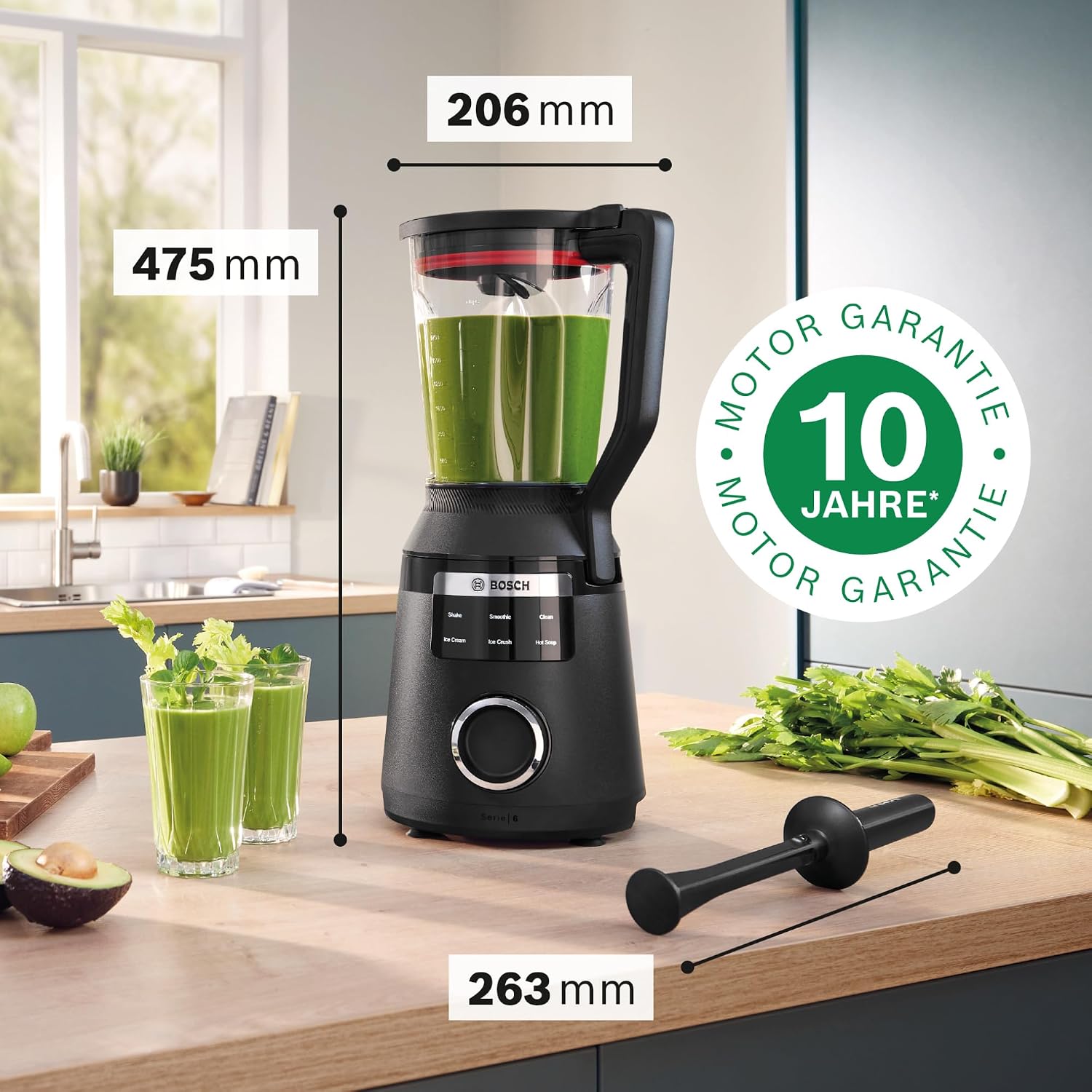 Detalle 2 de Bosch MMB6652B Hochleistungsmixer 2 L 🥤