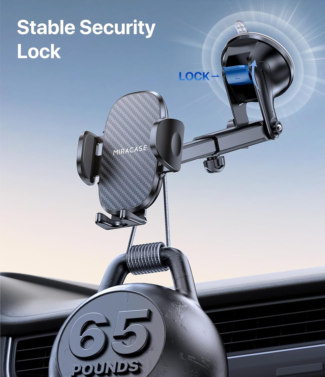 Thumbnail 3 de Miracase 3in1 Car Phone Holder 360° mount 📱