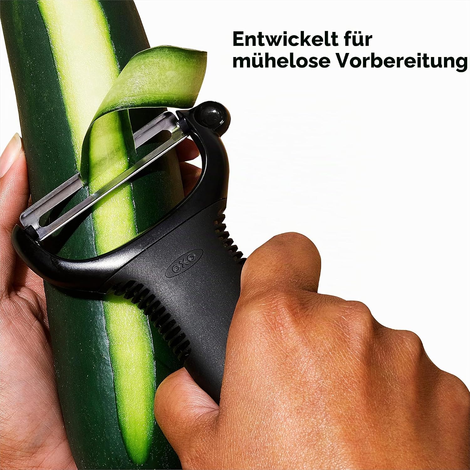Detalle de OXO Good Grips Y-Sparschäler/Spagelschäler aus Edelstahl – ergonomisch, spülmaschinenfest