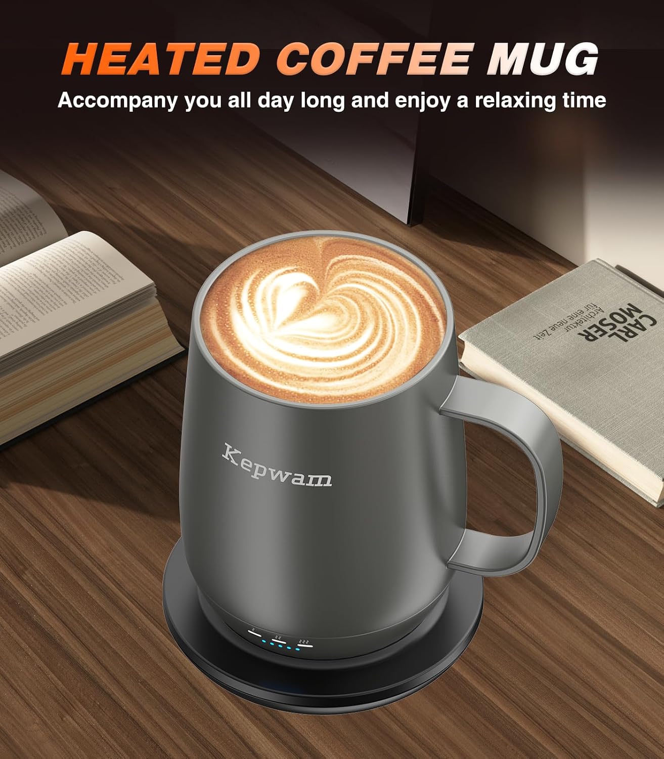 Thumbnail 4 de Kepwam T2 Self-Heating Coffee Mug 16oz, 150 Min