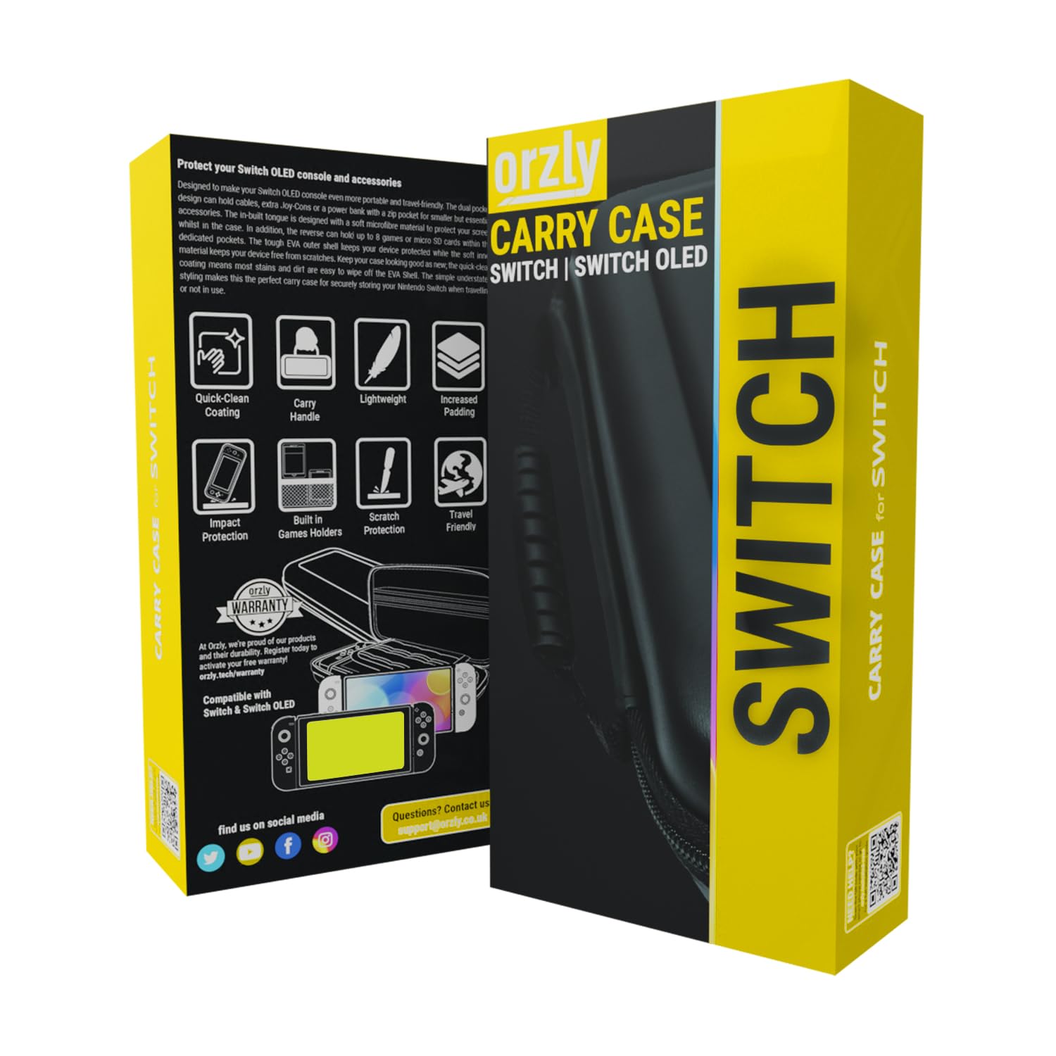 Detalle de Orzly Carrying Case for Nintendo Switch OLED 7.0
