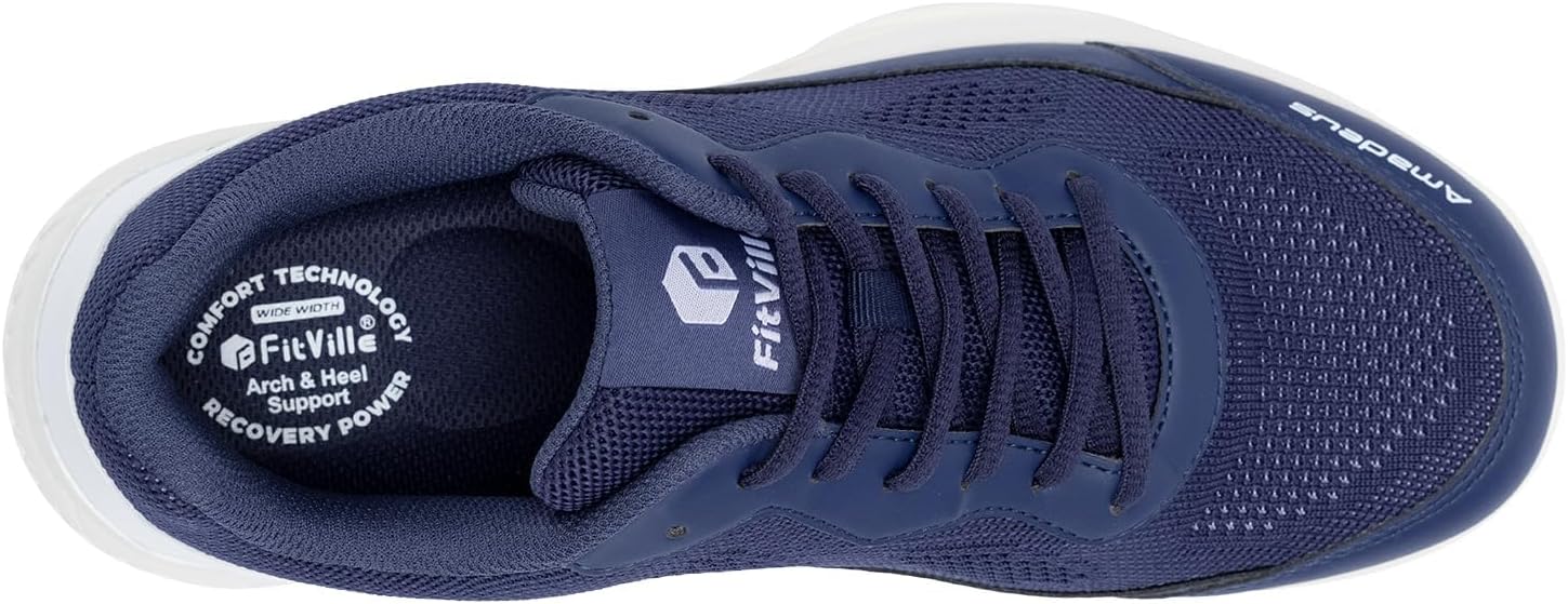 Thumbnail 4 de FitVille Wide Pickleball Shoes for Men – Comfortable, Wide-Toe Box Court Sneakers
