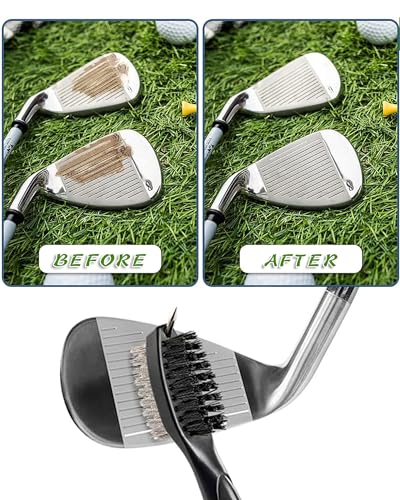 Thumbnail 5 de Geeorzo 7-in-1 Golf Zubehör: multifunktionales Set mit Mikrofasertuch, ausziehbarer Bürste und Pitchgabel – Black