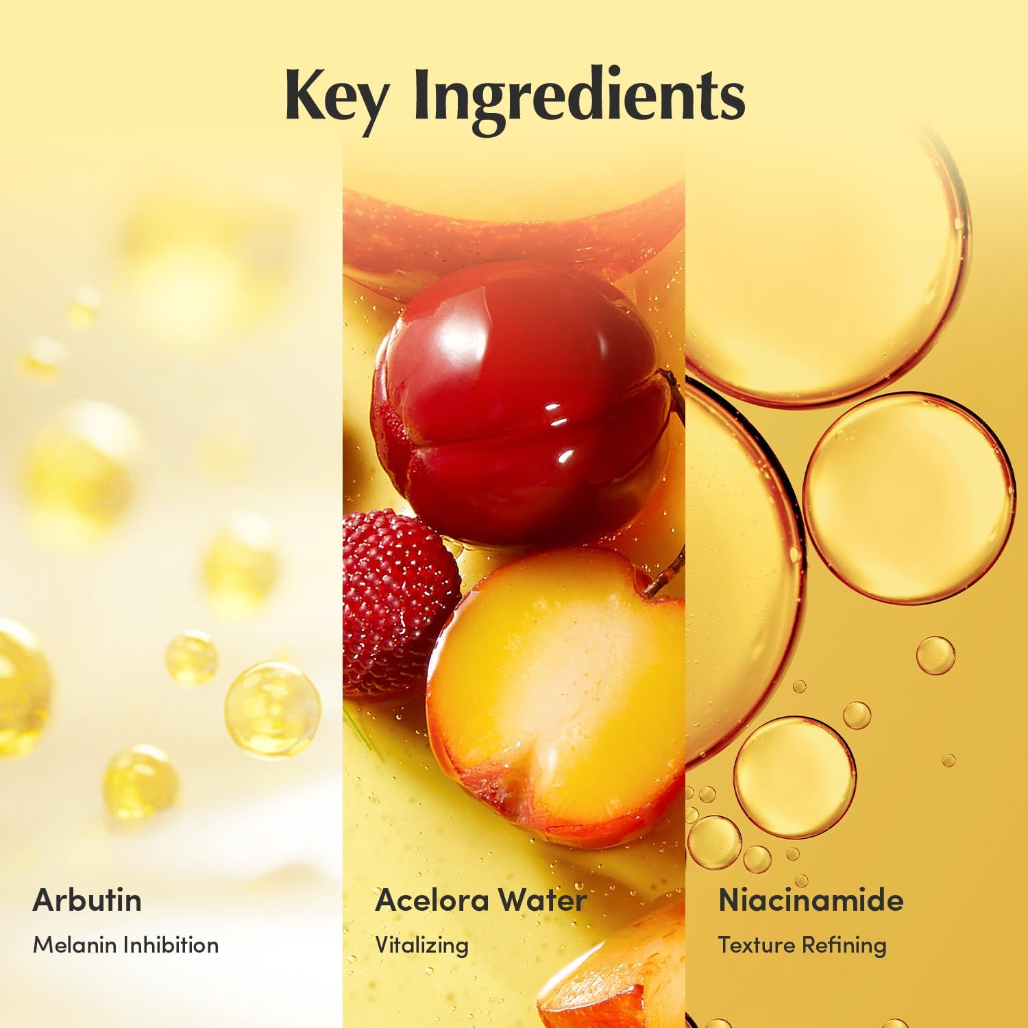 Detalle de EQQUALBERRY Siero Illuminante alla Vitamina C con Niacinamide – Formula Idratante Leggera 30 ml