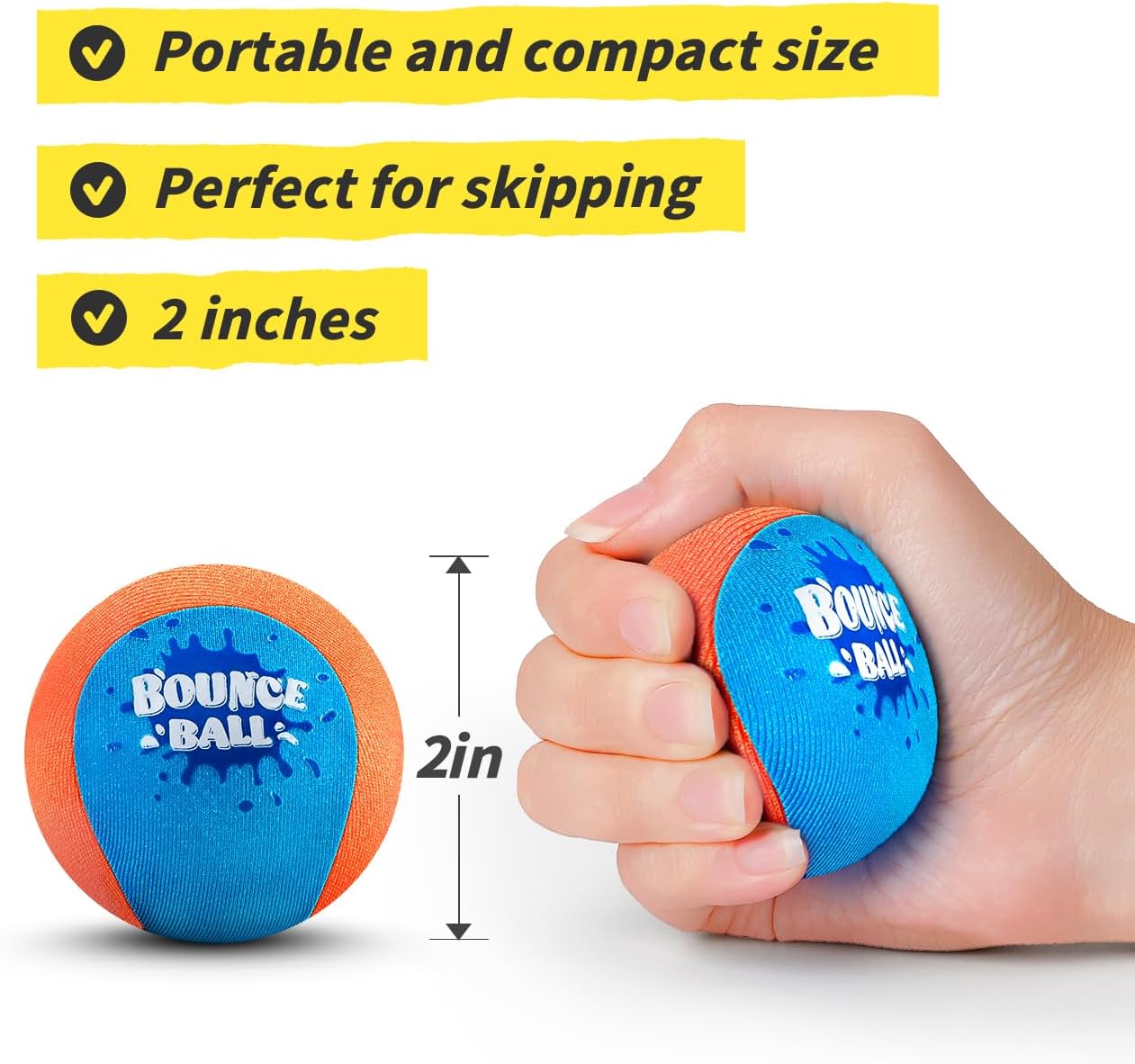 Thumbnail 6 de KmmiFF Wasser-Sprungball (2er-Set) für Outdoor-Spiele am Strand, See & Pool – für Kinder von 5 bis 12 Jahren
