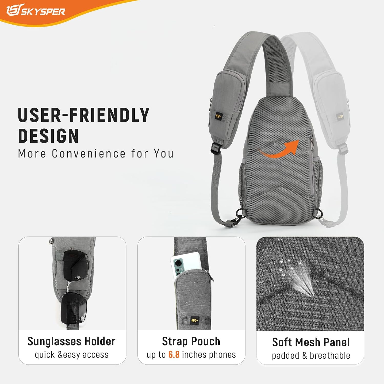 Detalle 2 de RFID cross body bag 11 inch tablet