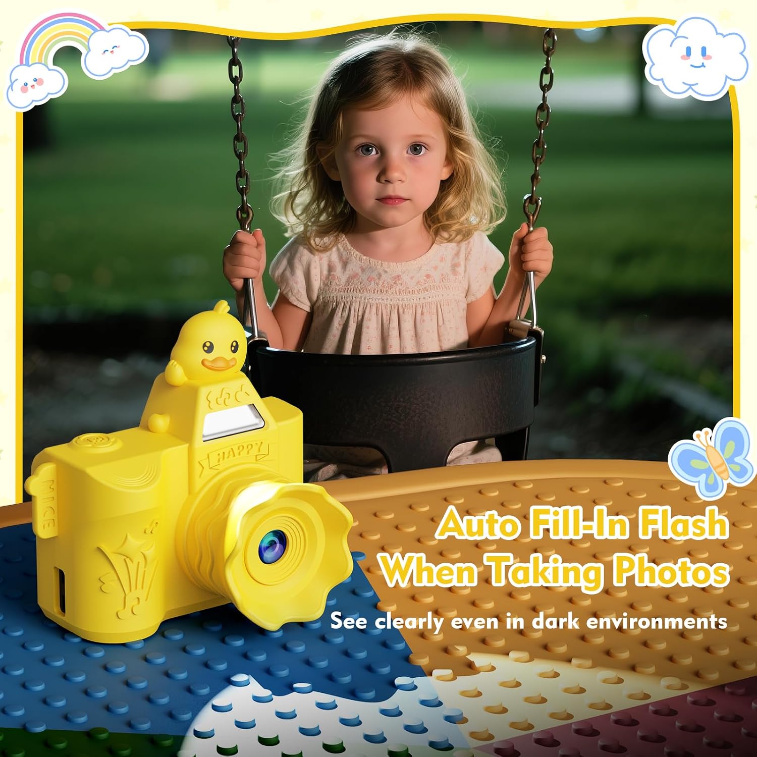 Detalle 2 de Maxmango Mini fotocamera bambini 1080P HD 1,3
