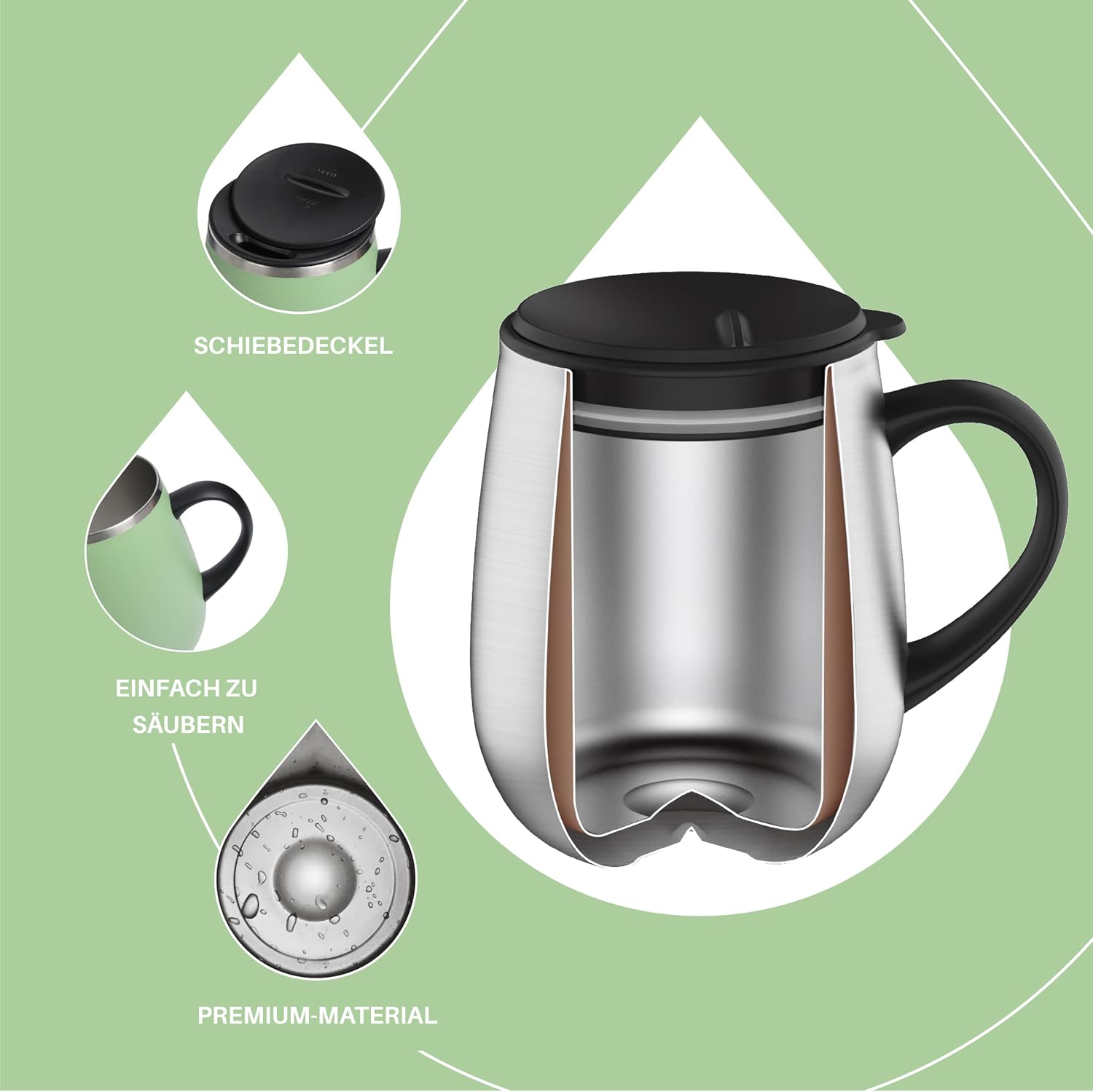 Detalle de Ideus Kaffeebecher 470 ml