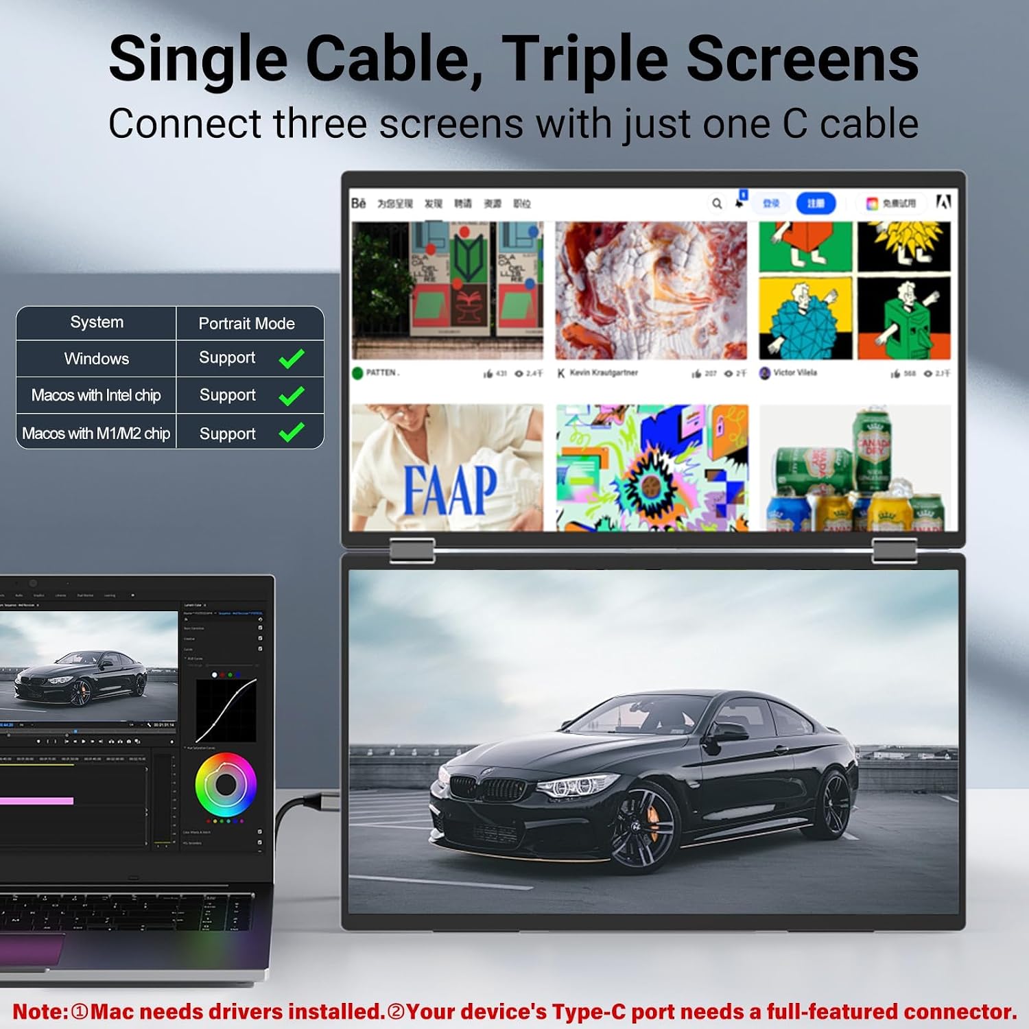 Thumbnail 6 de InnoView 15.6" FHD Portable Monitor for Travel