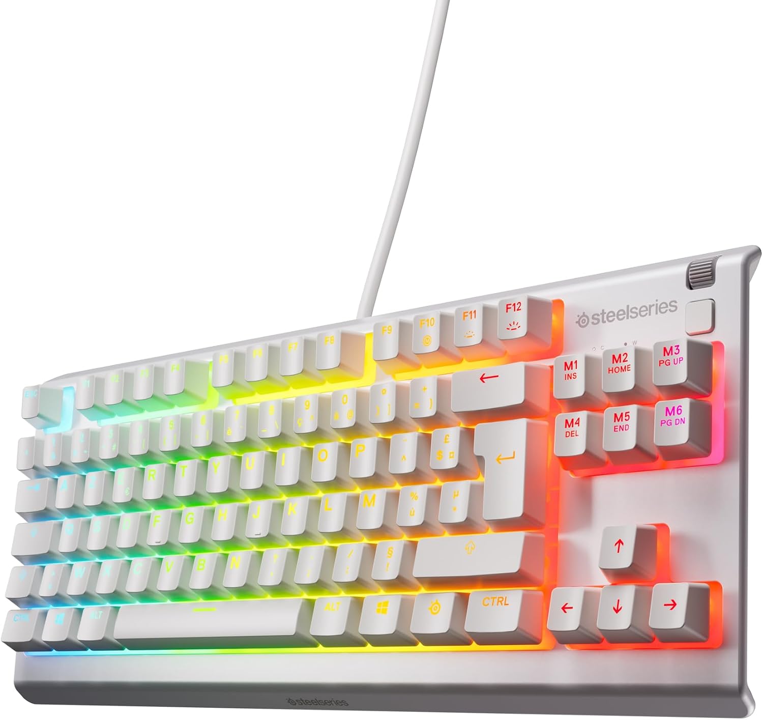 Thumbnail 6 de SteelSeries Apex 3 TKL Blanc Clavier Gaming RGB