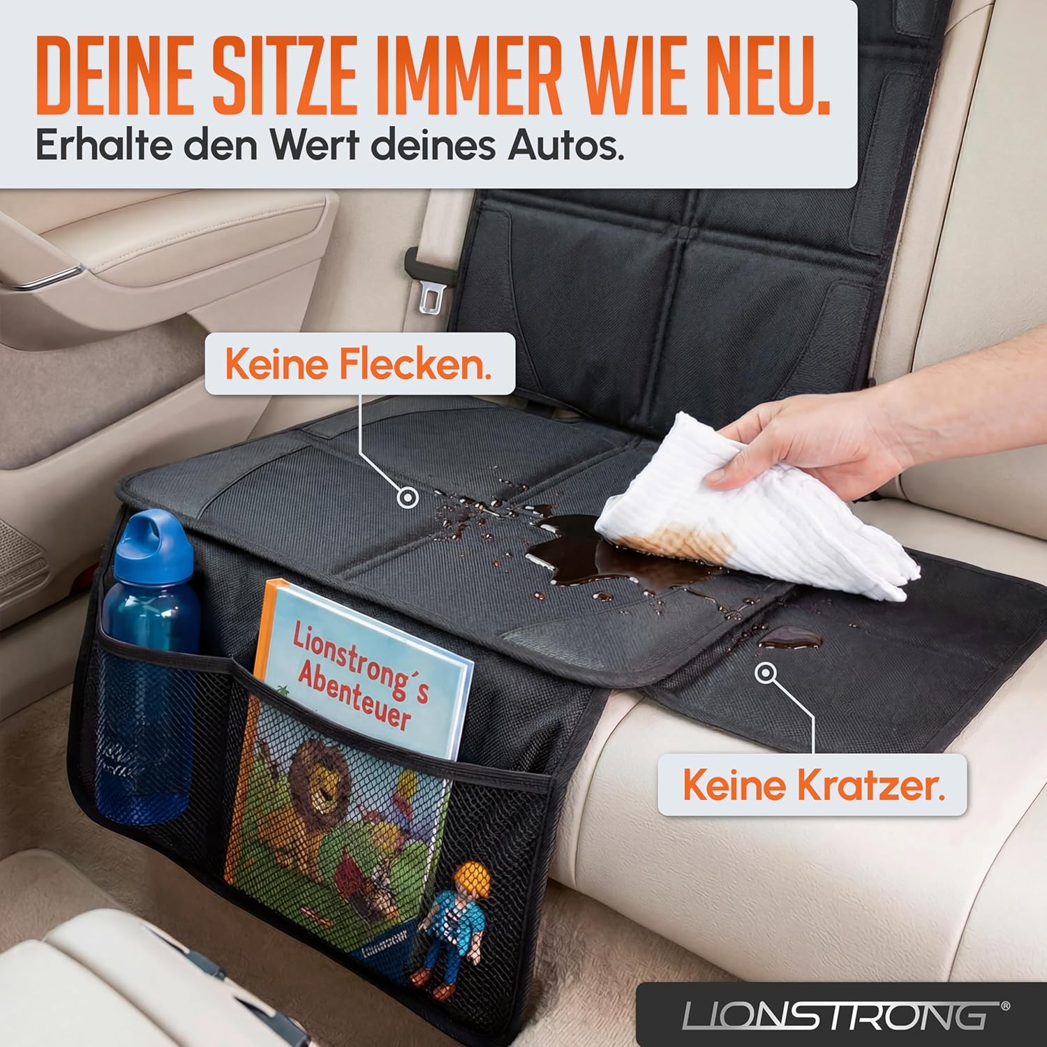 Thumbnail 1 de LIONSTRONG Kindersitzunterlage wasserabweisend