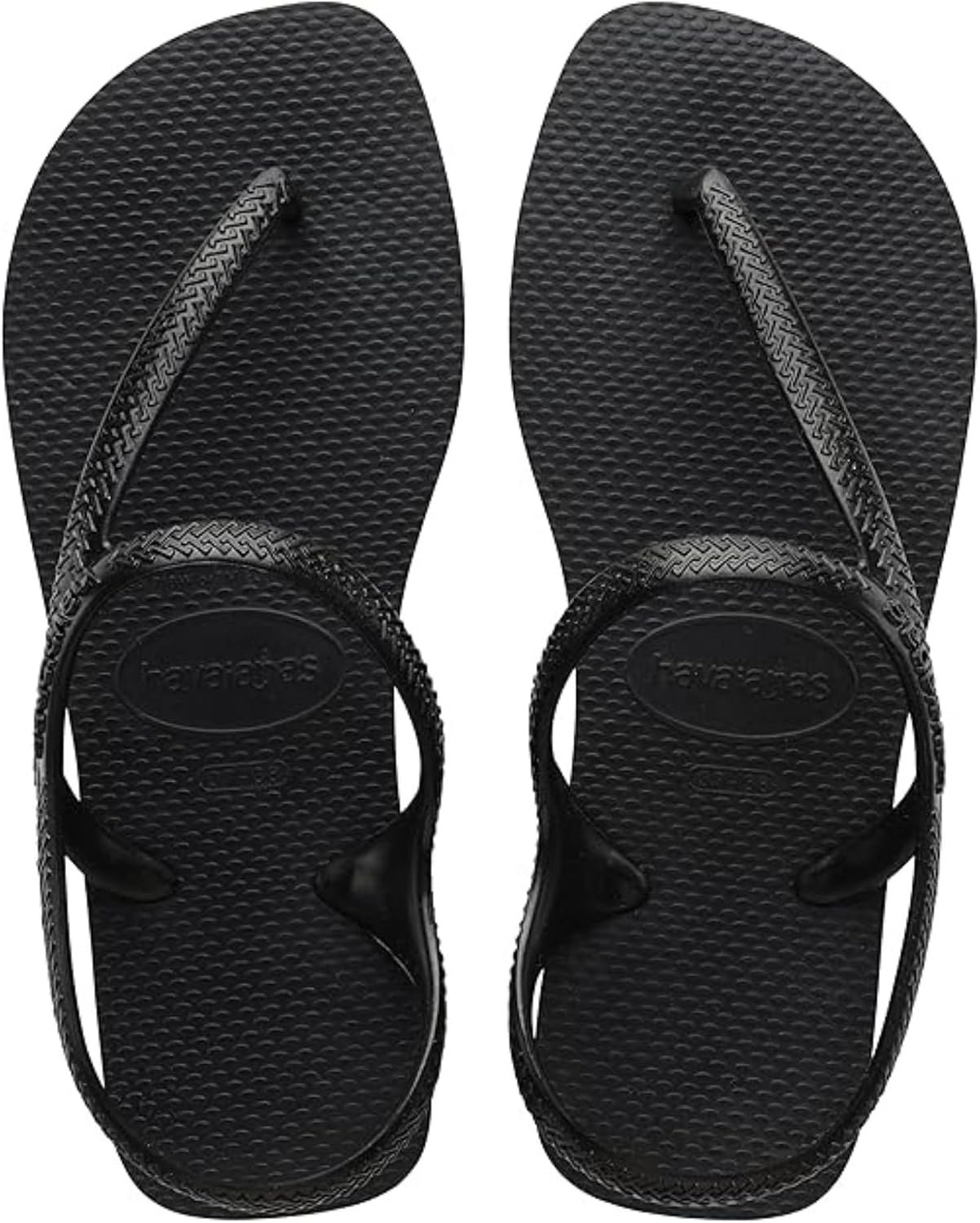 Detalle de Havaianas Flash Urban sandalias mujer con cierre en el tobillo y tiras metálicas cruzadas