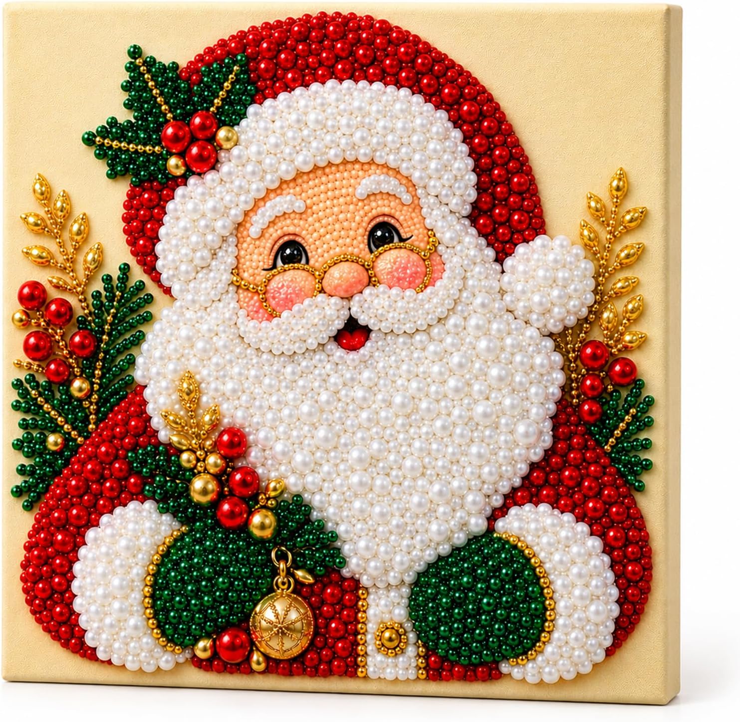 Detalle de Diamond and Pearl Christmas Art Kit, 10 x 10 in