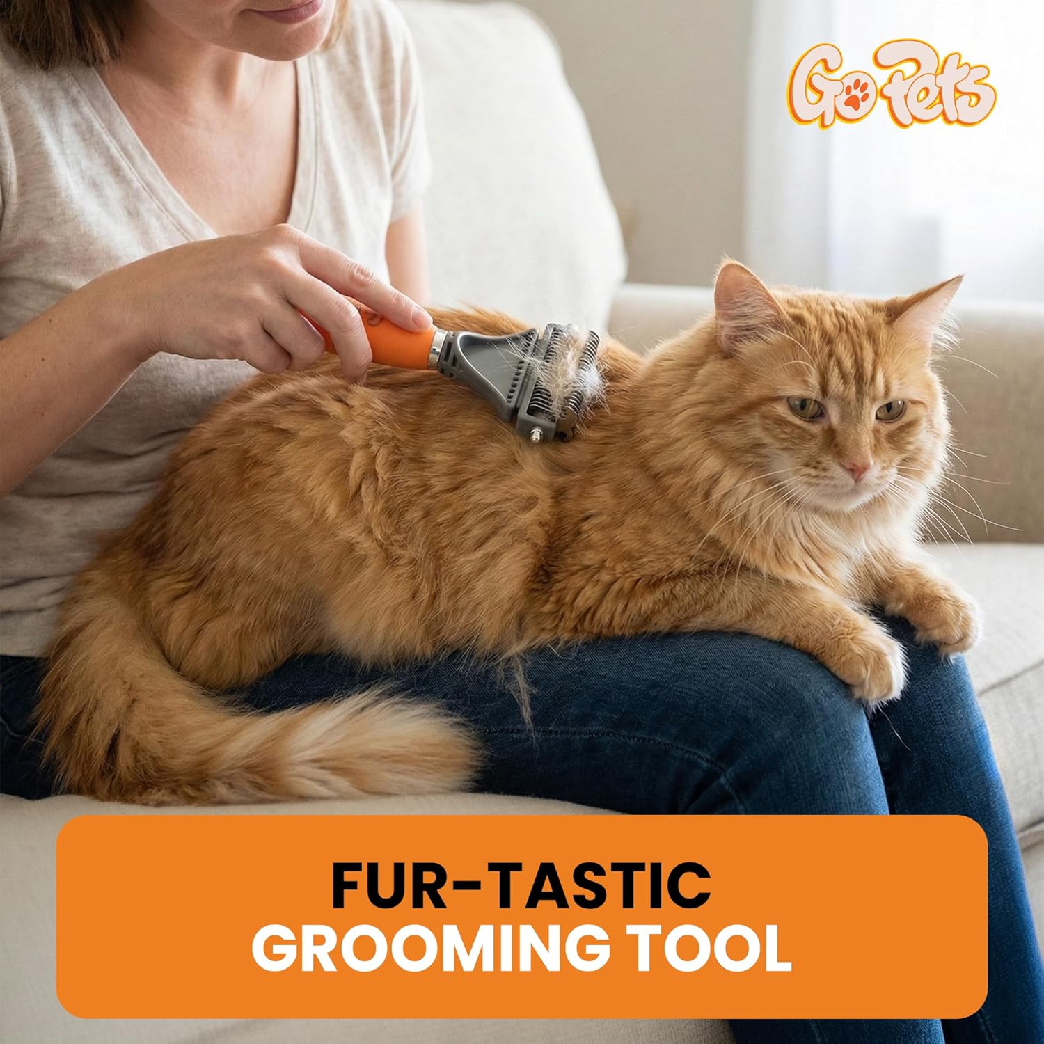 Thumbnail 4 de GoPets Deshedding and Dematting Comb