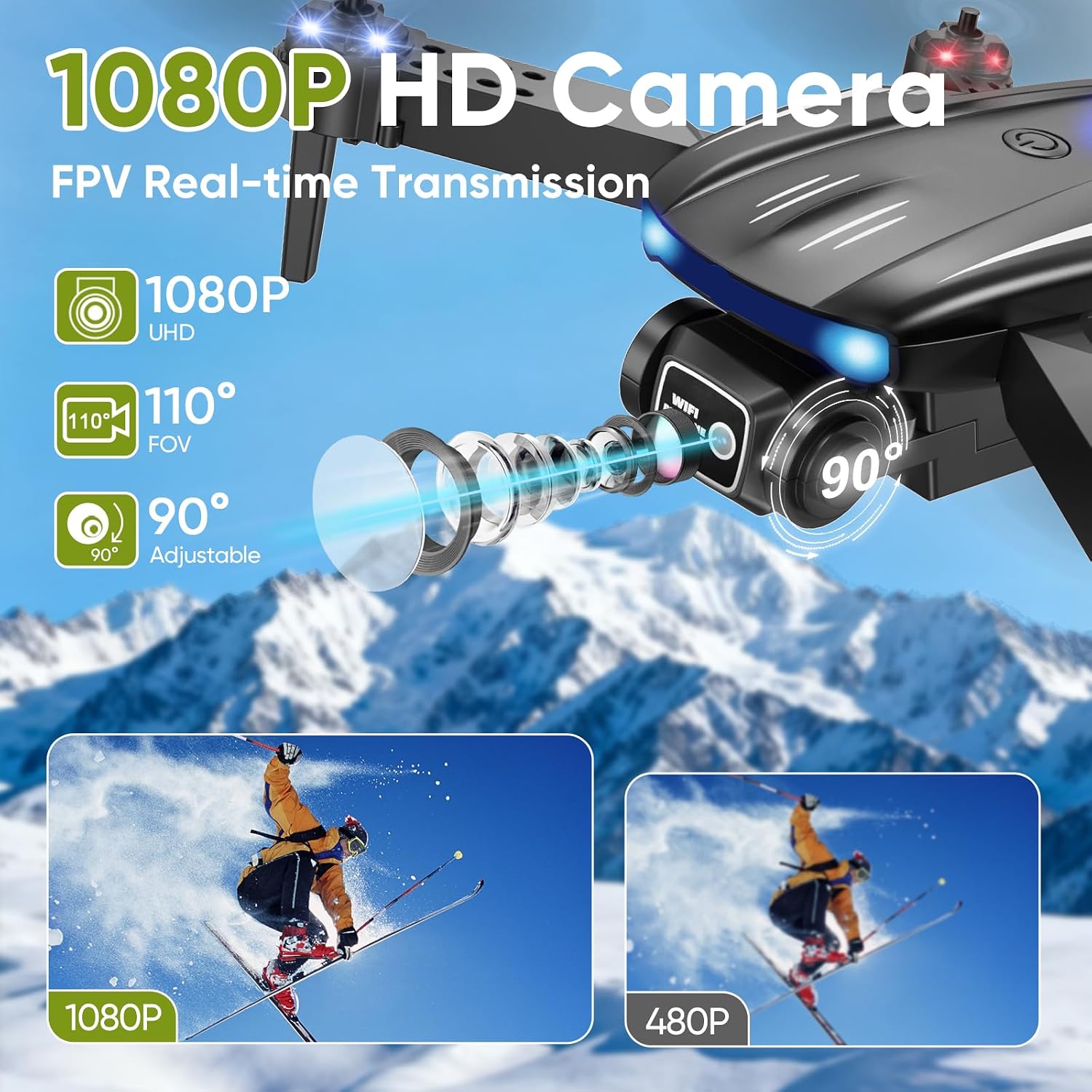 Detalle 2 de Camera Drone 1080P