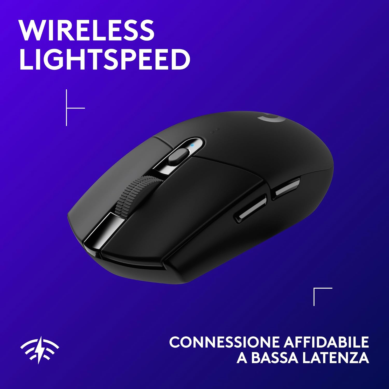 Detalle de Logitech G305 Mouse gaming 250 ore 🖱
