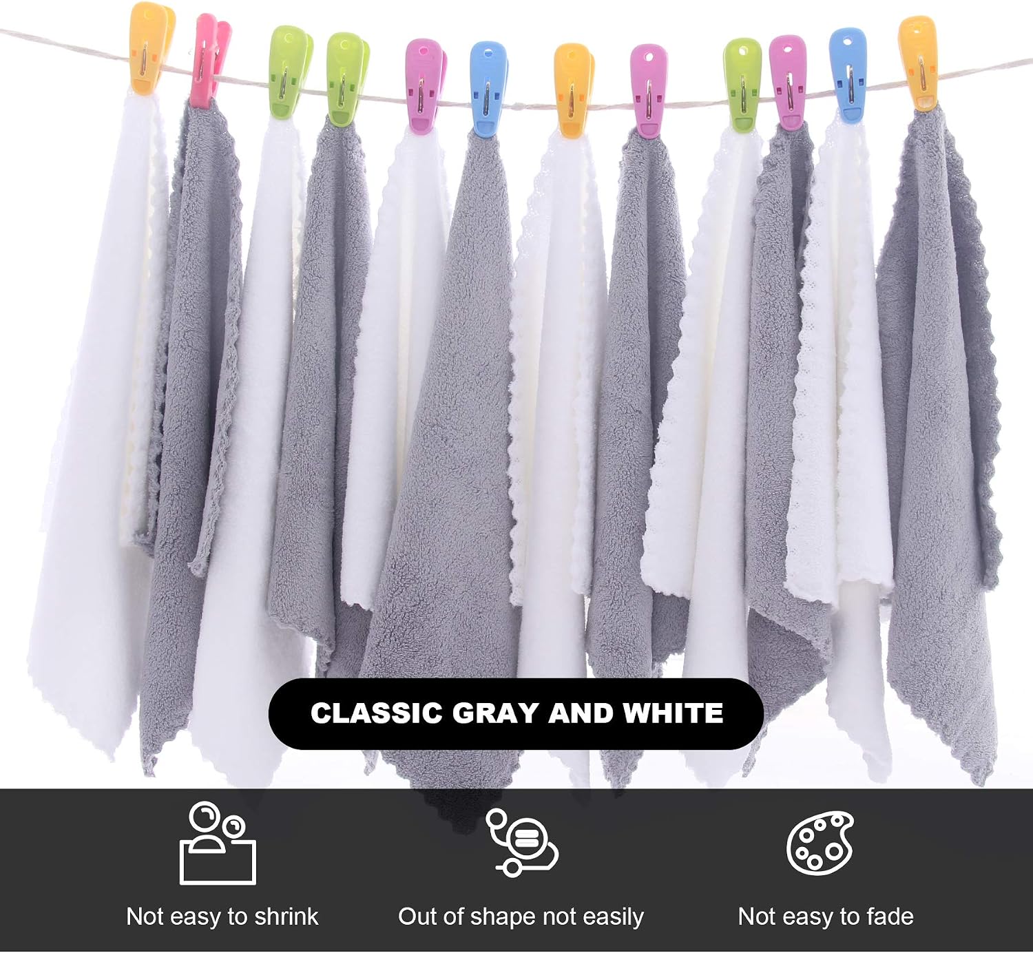 Thumbnail 6 de MOONQUEEN microfiber washcloths, 12-pack