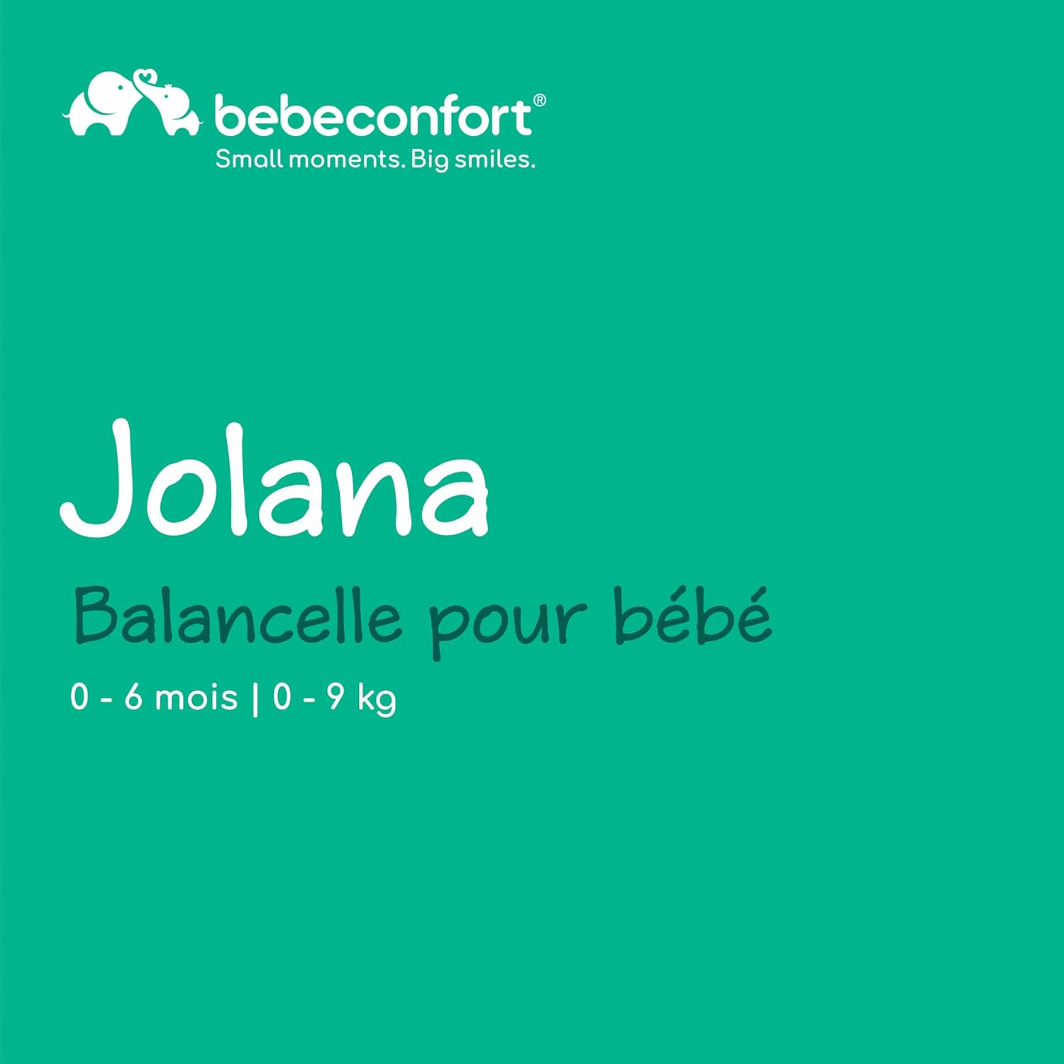 Thumbnail 1 de Bebeconfort Jolana : balancelle bébé électrique 0–6 mois (9 kg) avec détection de mouvement et 12 chansons