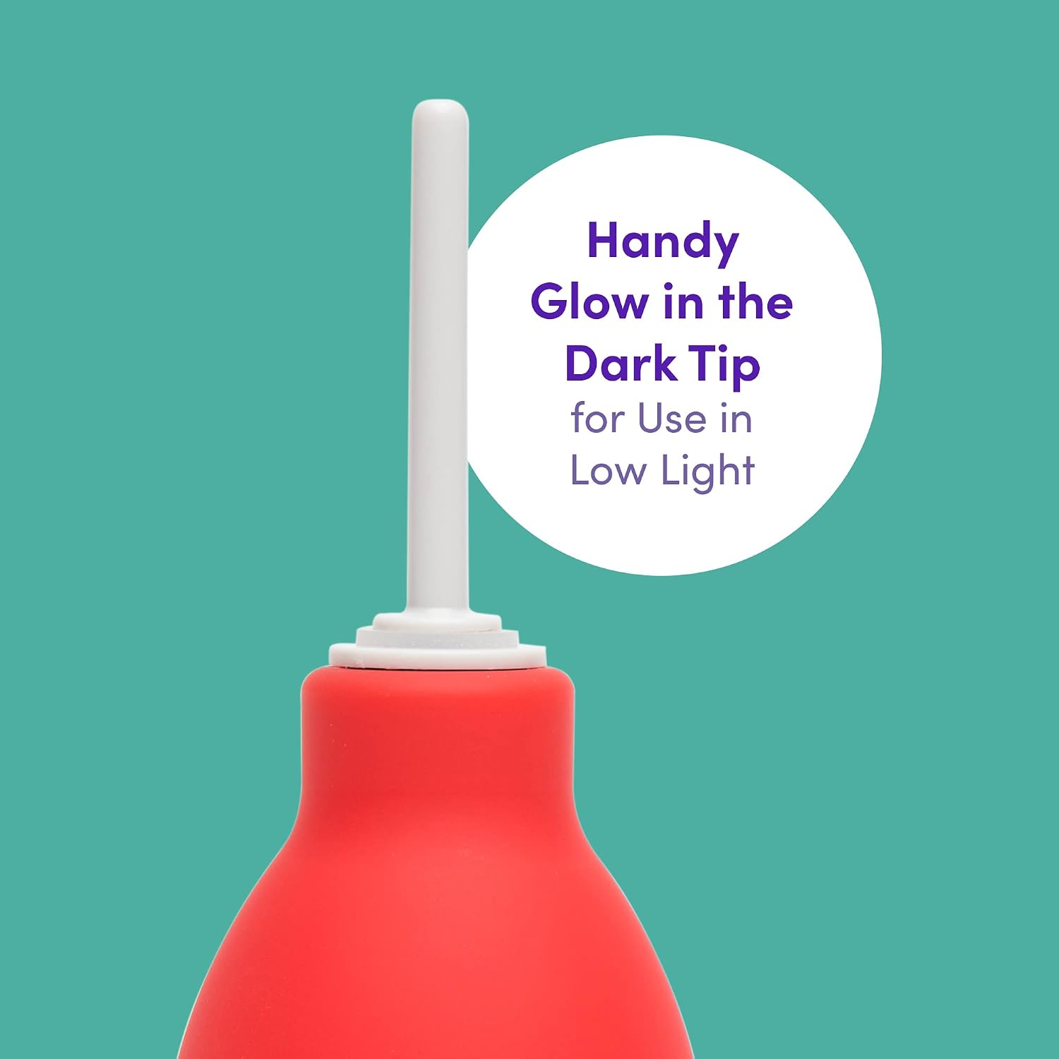 Thumbnail 4 de Lovehoney Red Anal Douche Bulb Slim Nozzle 225ml