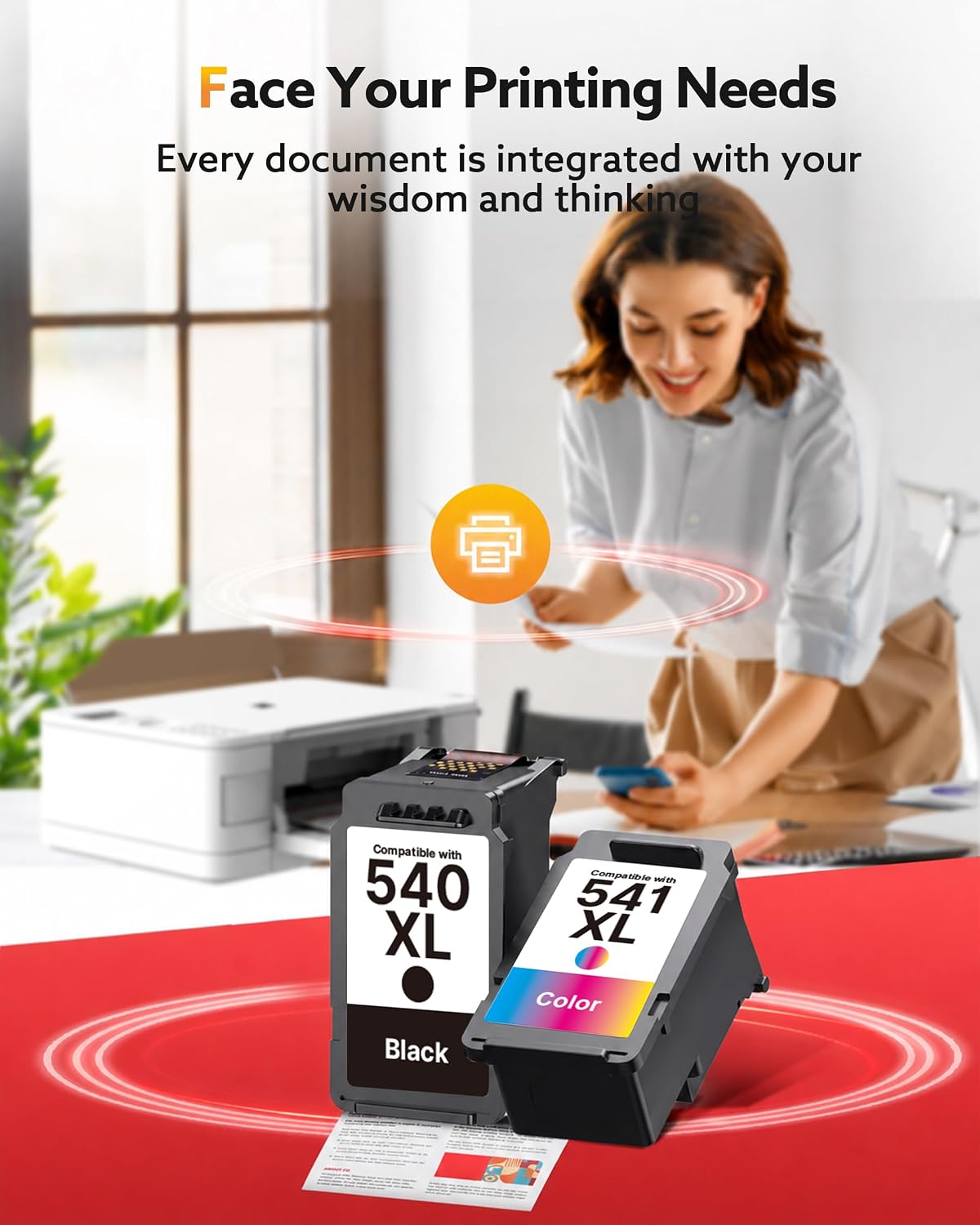 Thumbnail 5 de Keenkle 540XL and 541XL Compatible Ink Cartridges for Canon PIXMA M-series