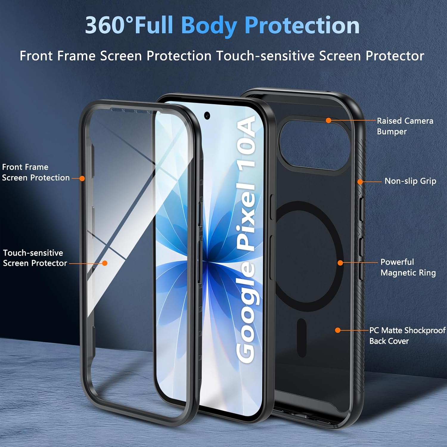 Thumbnail 3 de Magnetic Pixel 10A Case with Screen Protector