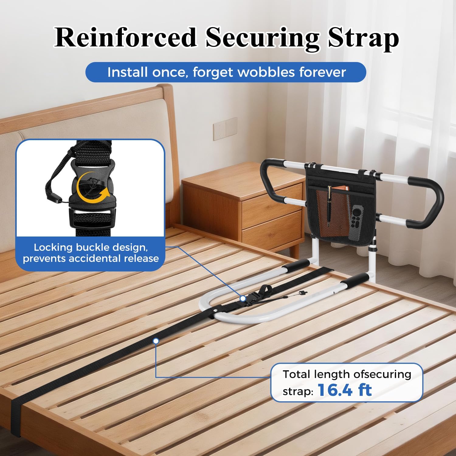 Thumbnail 6 de KUBYA Bed Assist Rail, 400 lbs