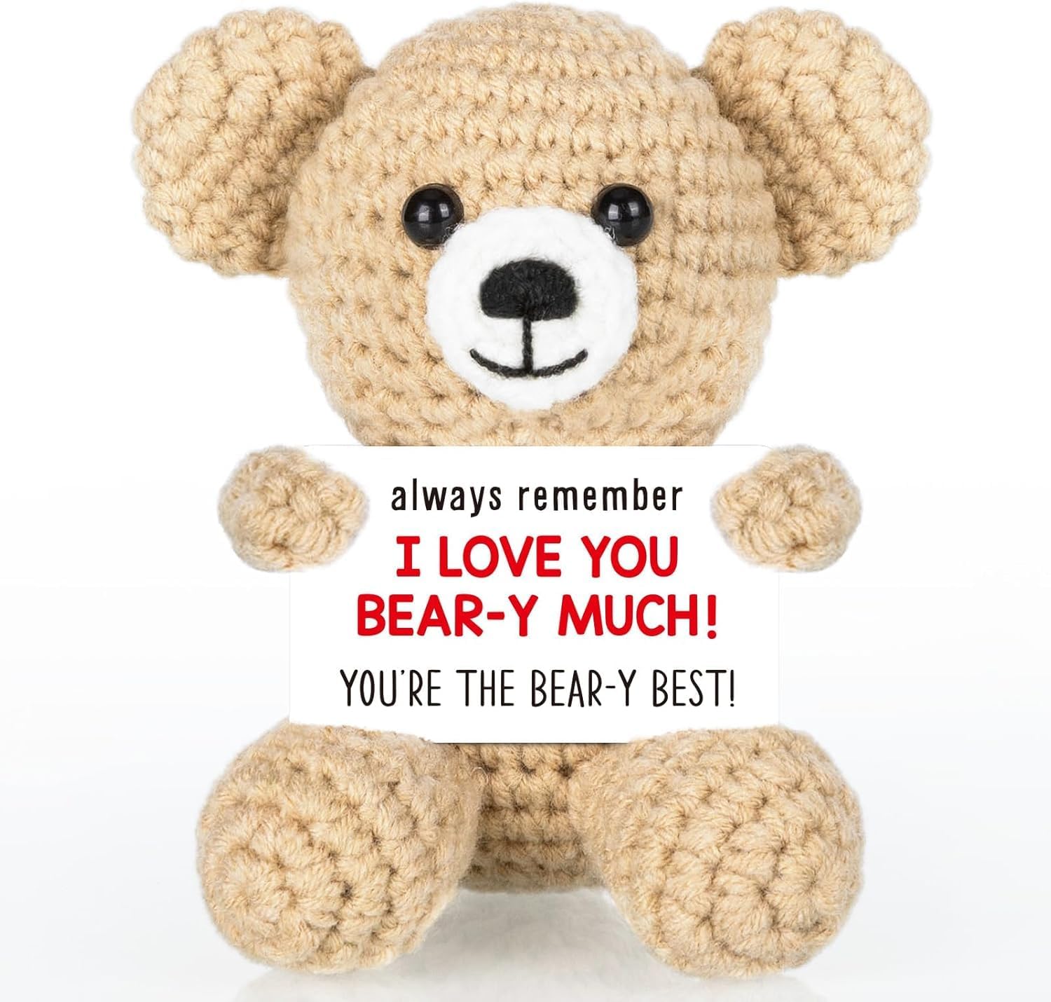 Thumbnail 5 de ALUNME “To My Love” handmade crochet rugby football gift (small plush)