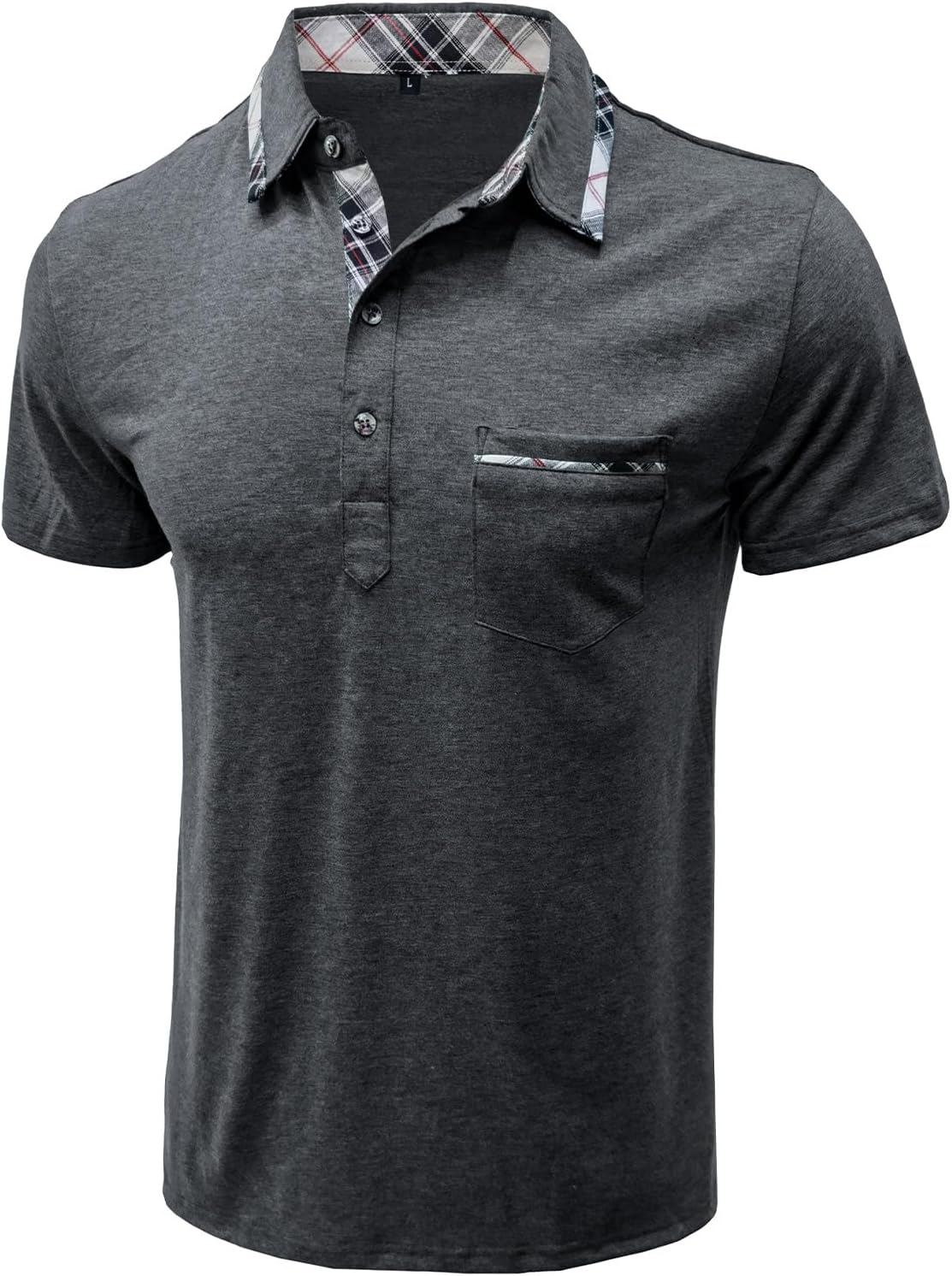 Thumbnail 2 de Comilaka Poloshirt Herren Kurzarm Getäfelt mit Fronttasche – klassisches Polo für Alltag und Freizeit