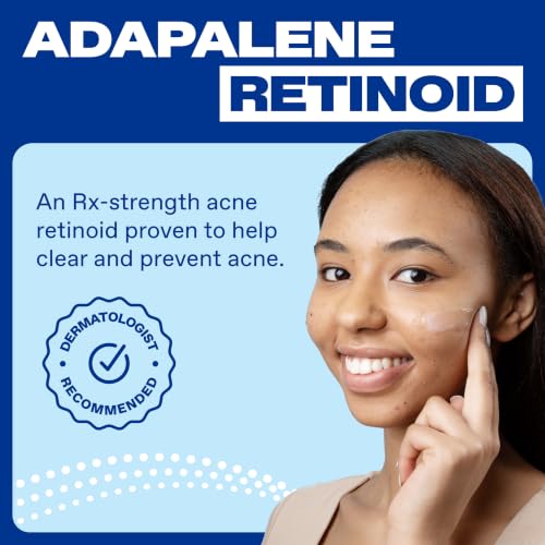 Detalle de Differin Acne Retinoid Treatment Gel 0.1% Adapalene, 45g Pump – FDA-Approved OTC Retinoid