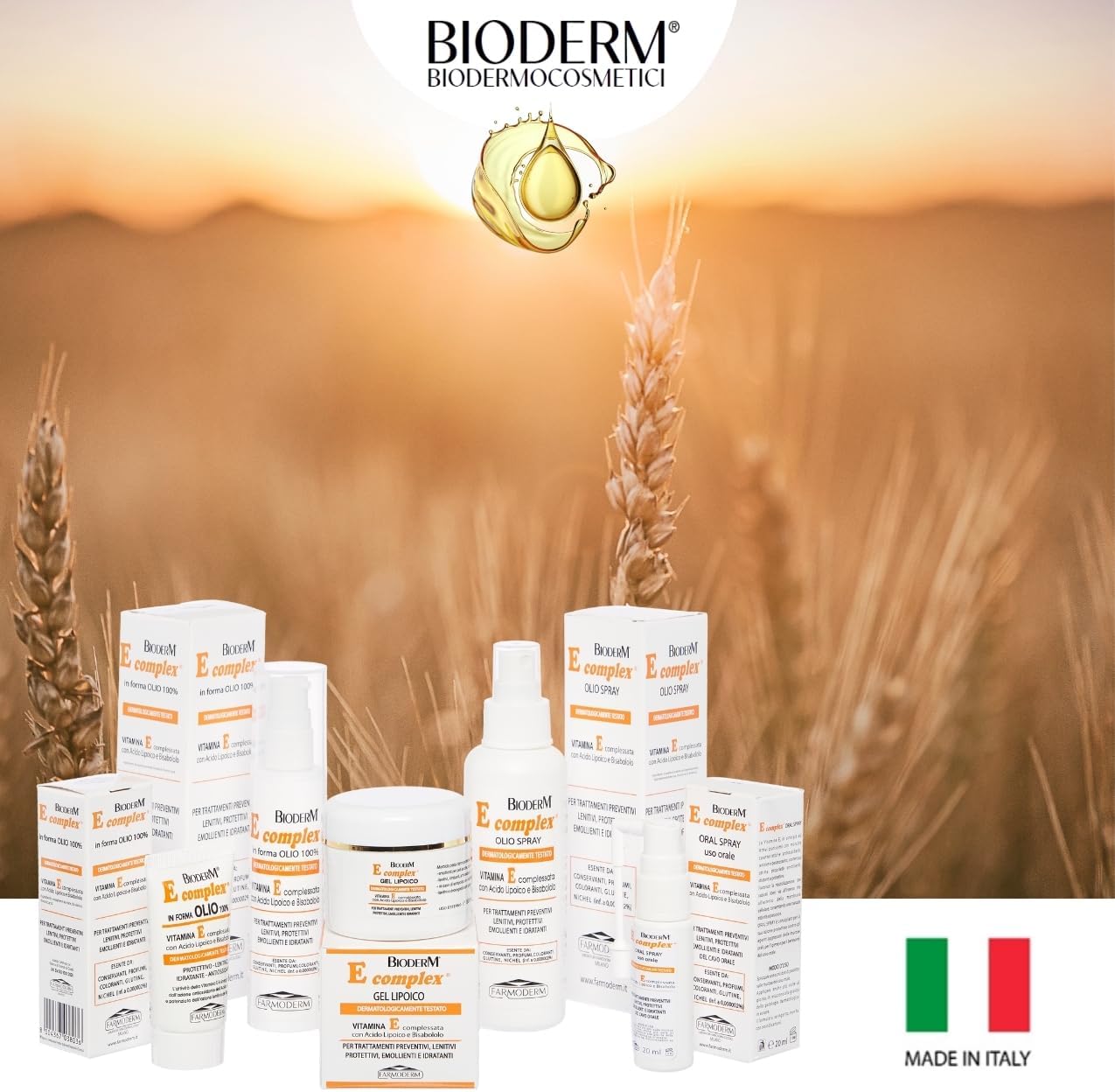 Thumbnail 6 de Bioderm E Complex Gel Lipoico: nutrimento profondo e barriera protettiva per pelli secca e sensibili 50 ml