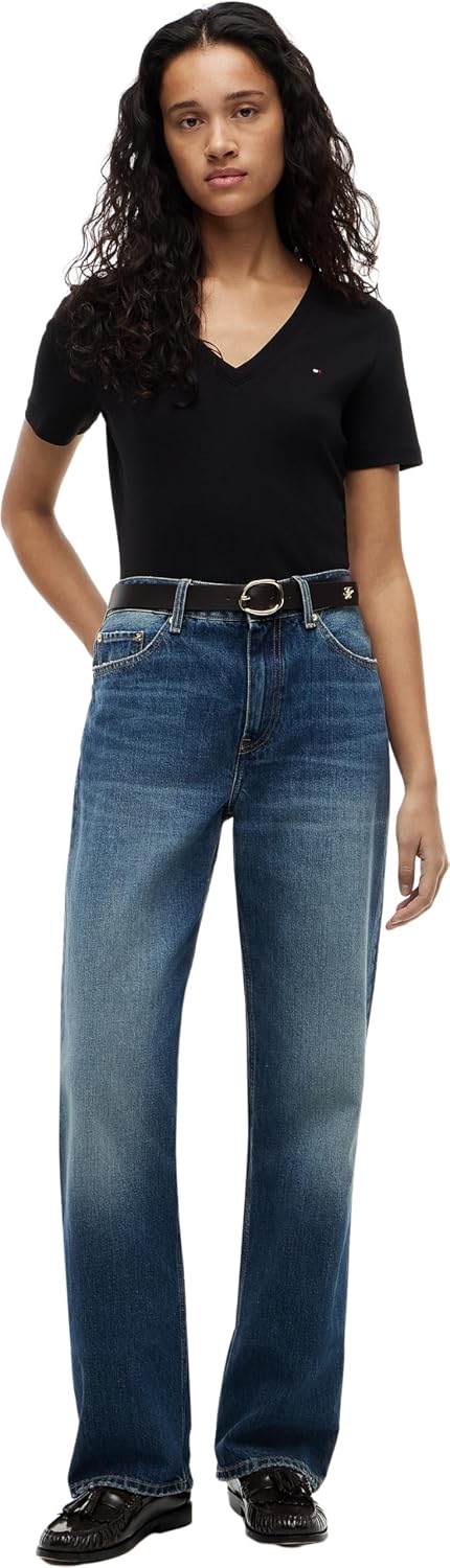 Thumbnail 4 de Tommy Hilfiger Slim Cody V-NK SS – Kurzarmshirt mit Marken-Detail