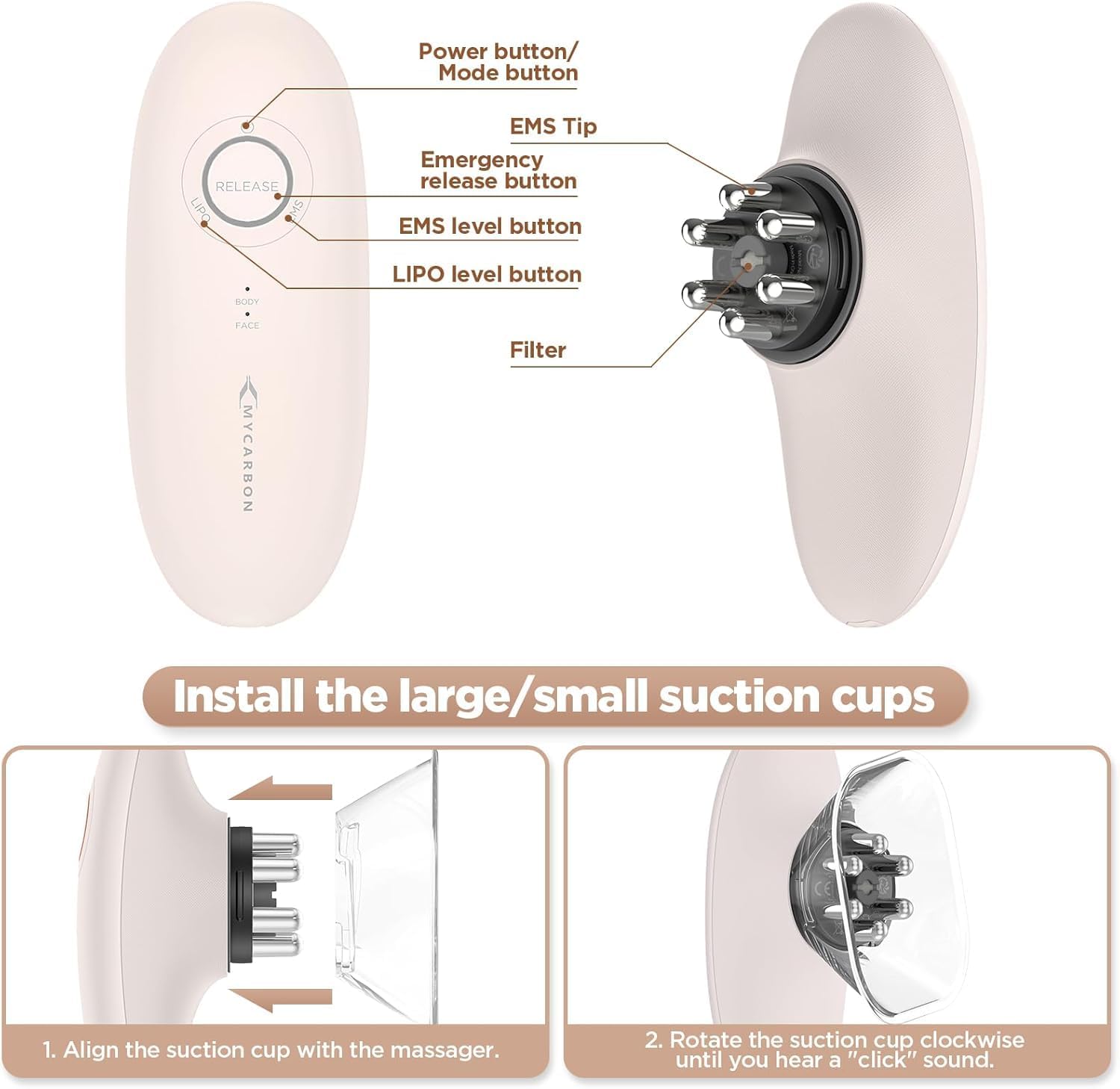 Thumbnail 6 de MYCARBON 3 in 1 Cupping Massager
