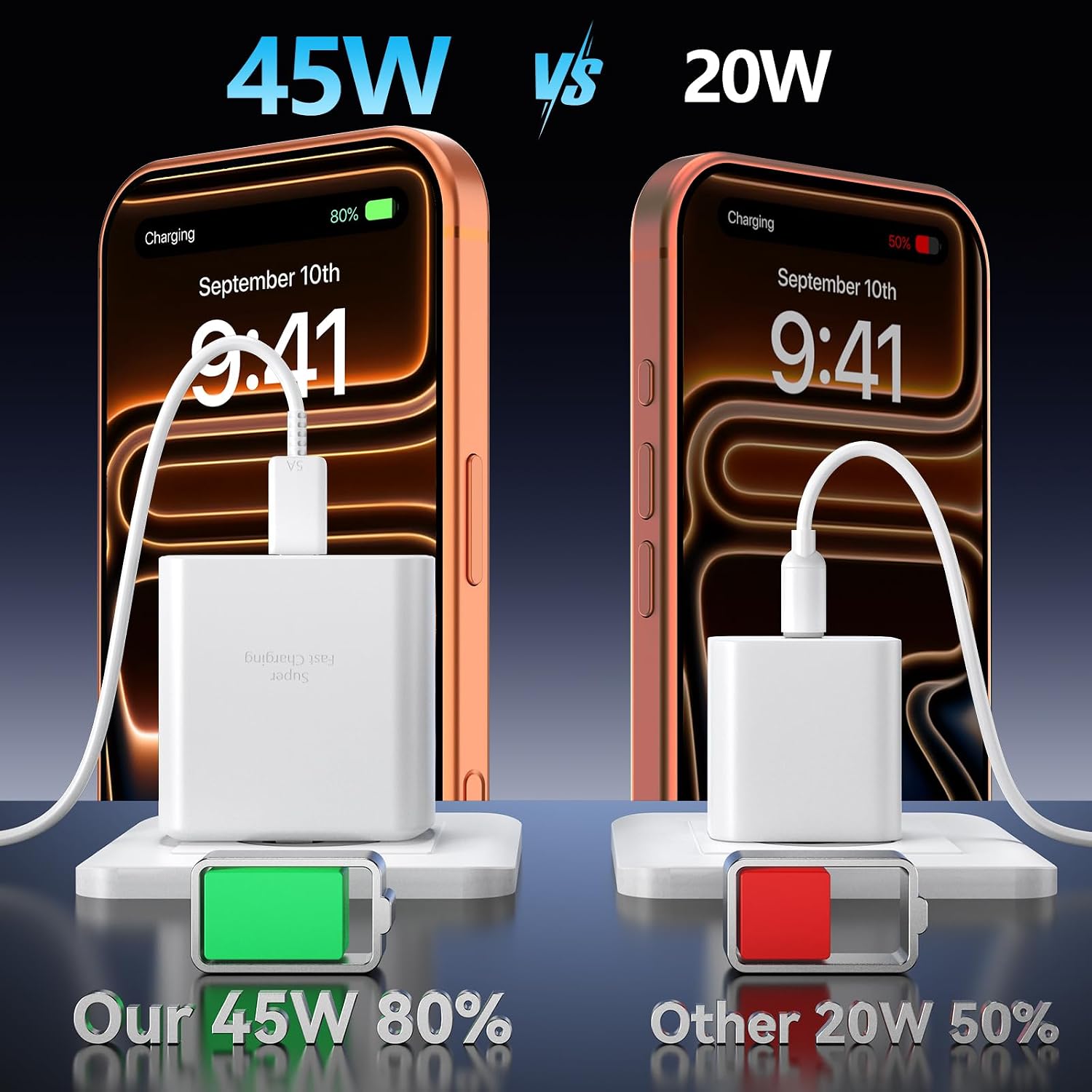 Detalle 2 de iPhone 17 Pro Max 45W Fast Charger