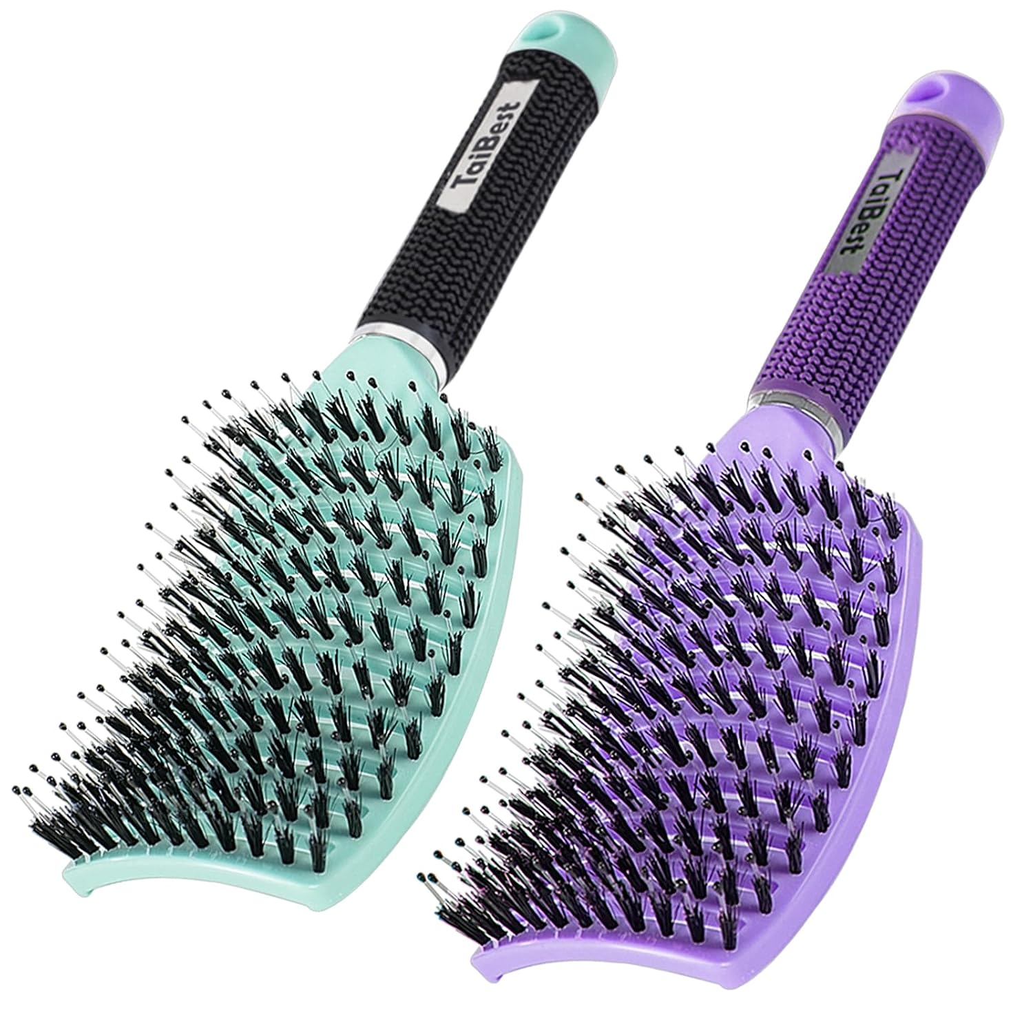 Detalle de TaiBest Detangling Hair Brush Set with Boar Bristles