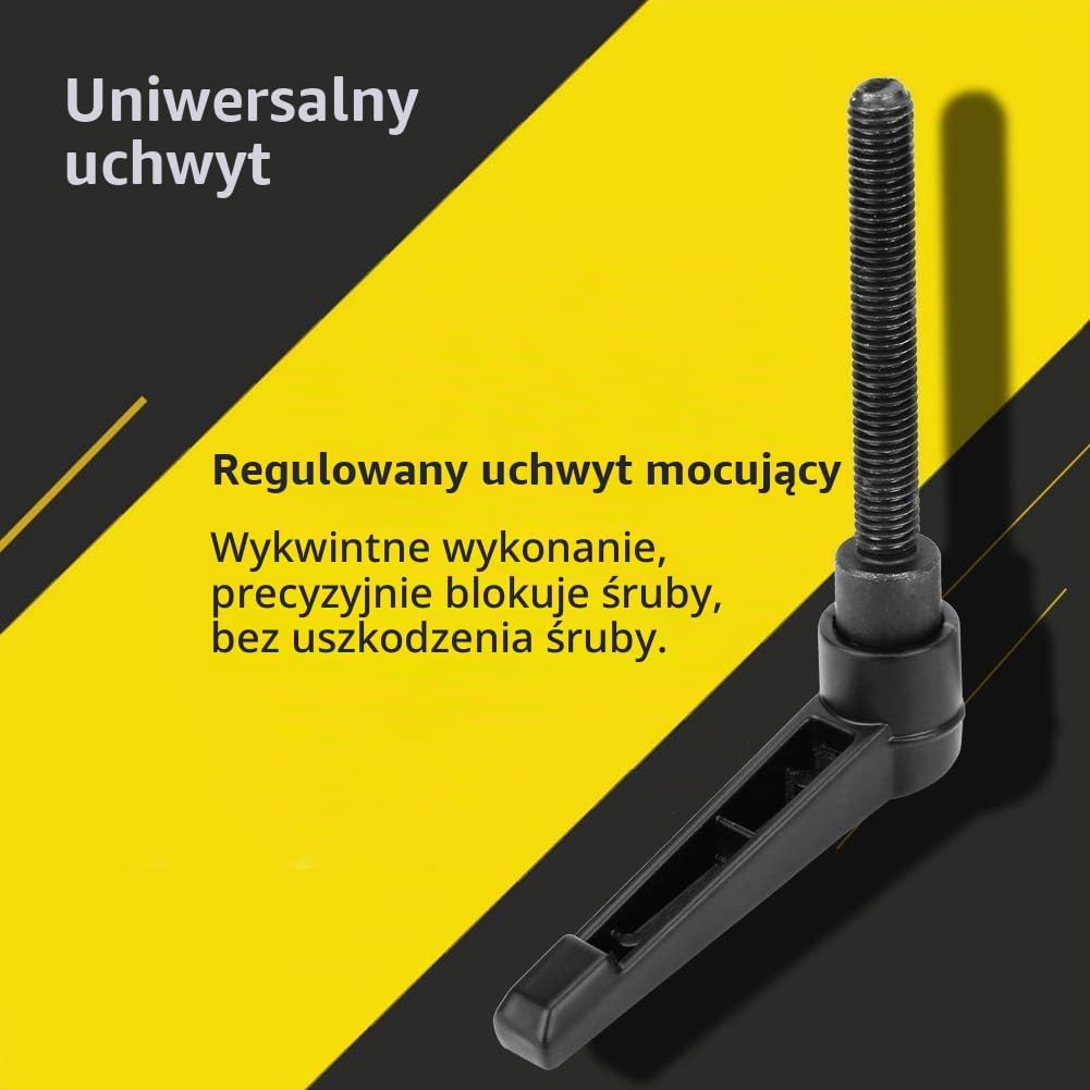 Detalle 2 de Fydun 986-593 regulowany uchwyt dźwigniowy M8 ze stali nierdzewnej, 4 szt.