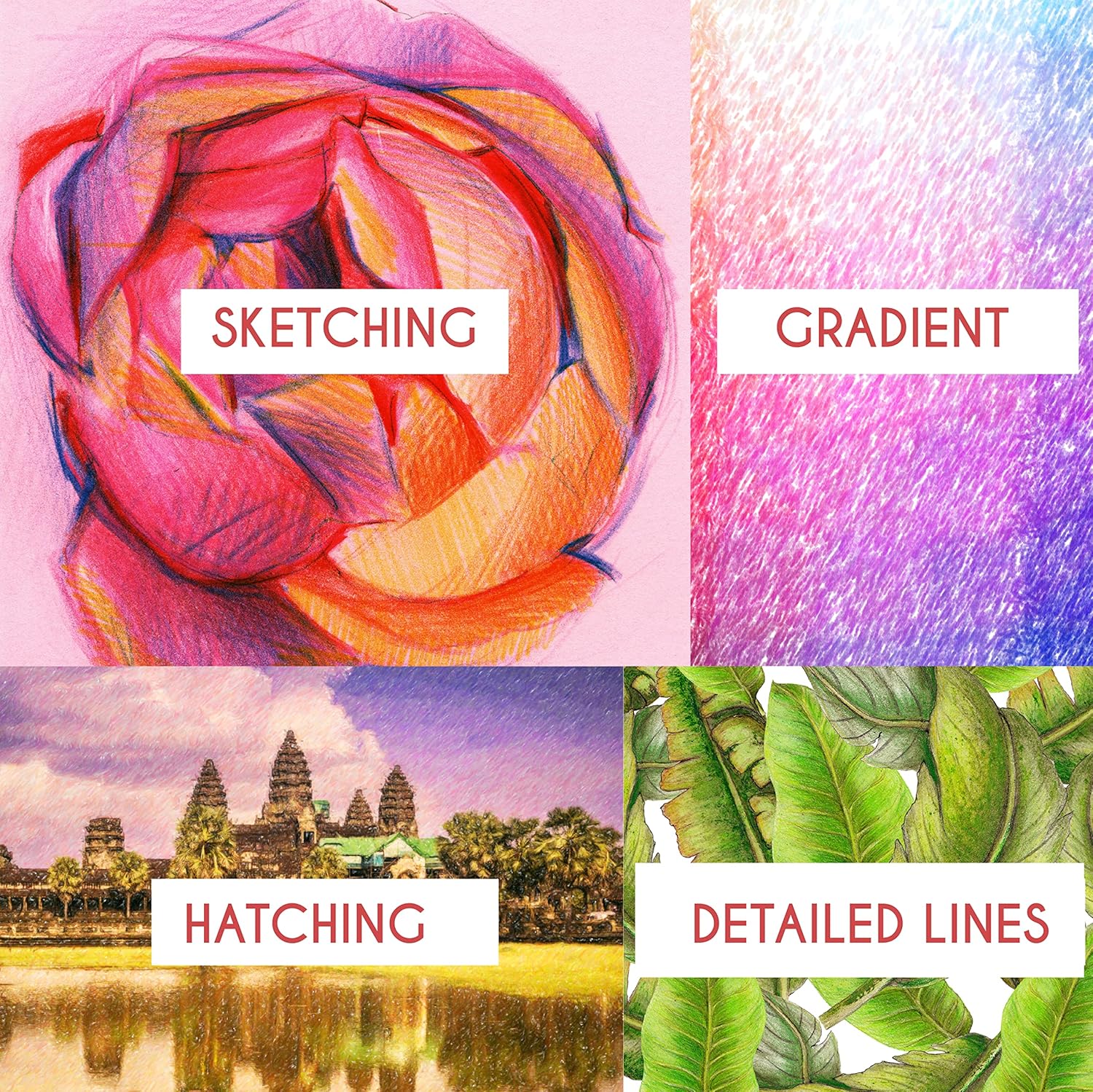 Thumbnail 4 de Zenacolor 72 Colouring Pencils Metal Box 72