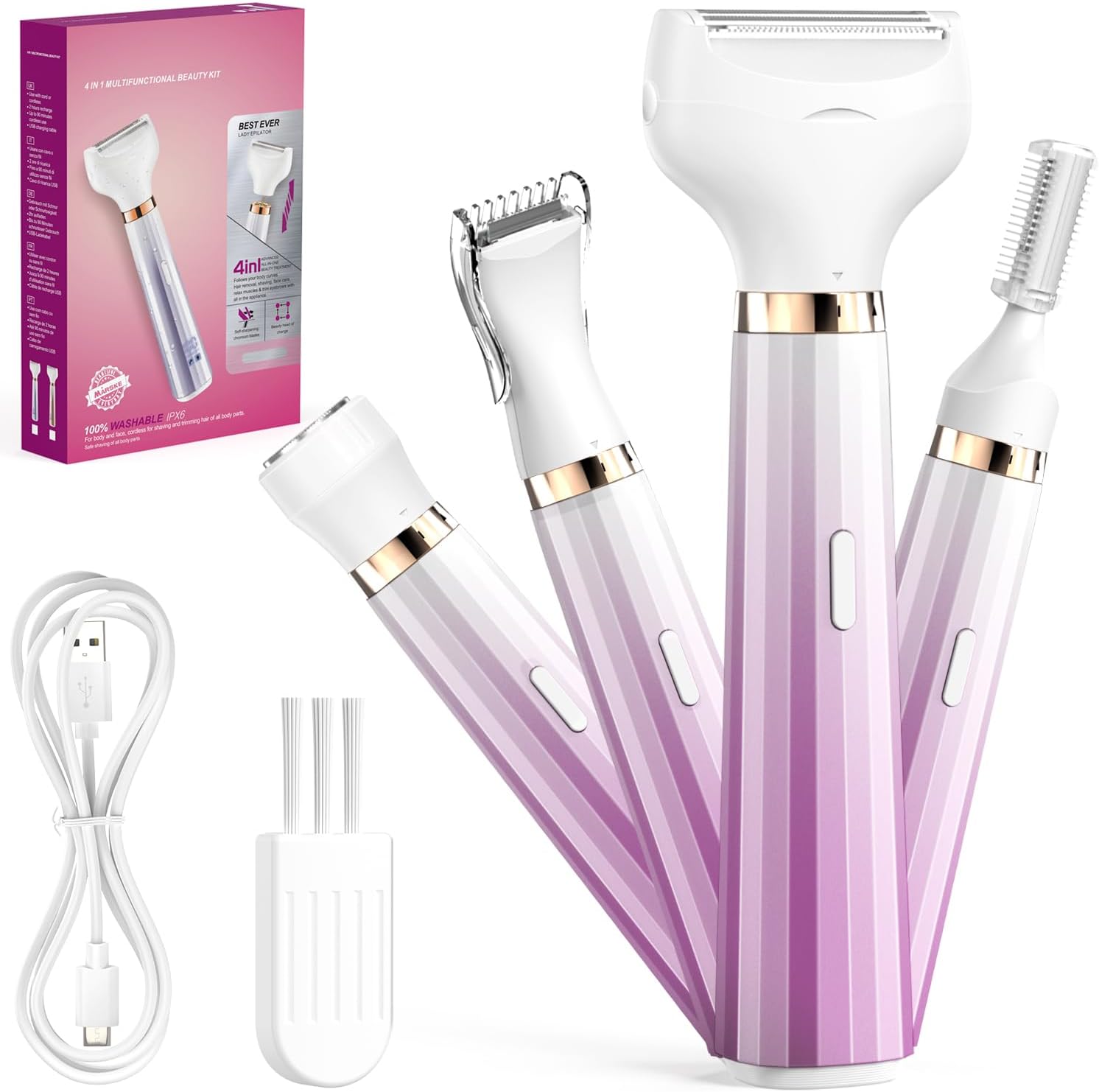 Detalle de PKBD 4 in 1 Lady Shaver 90 min battery