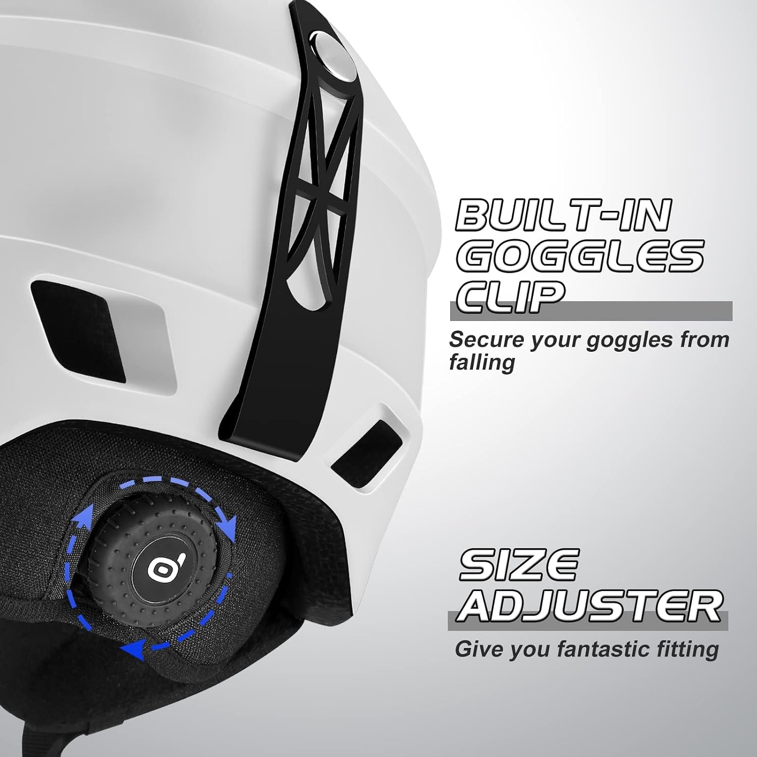 Thumbnail 4 de Odoland Ski Helmet and Goggles Set for Snowboarding