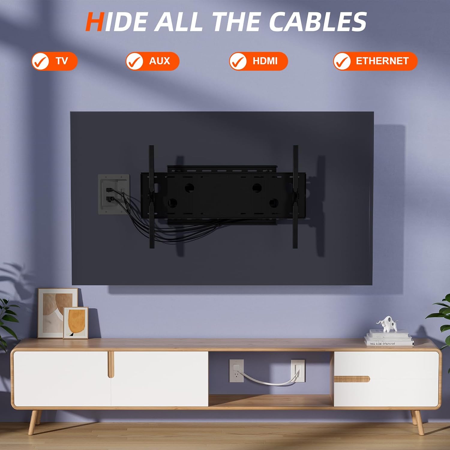 Detalle de In-Wall Cable Management Kit with 9.8-Foot Cord