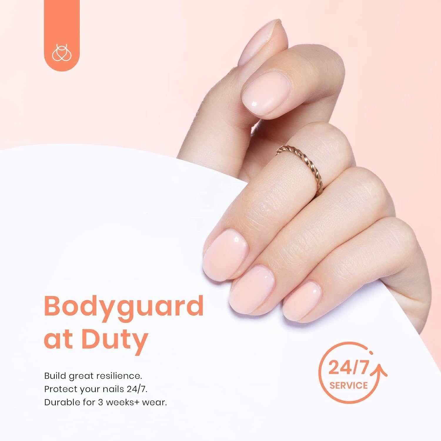 Detalle 2 de Beetles Builder Gel for Nails: 8-in-1 Natural Nude for Instant Apex & Strength