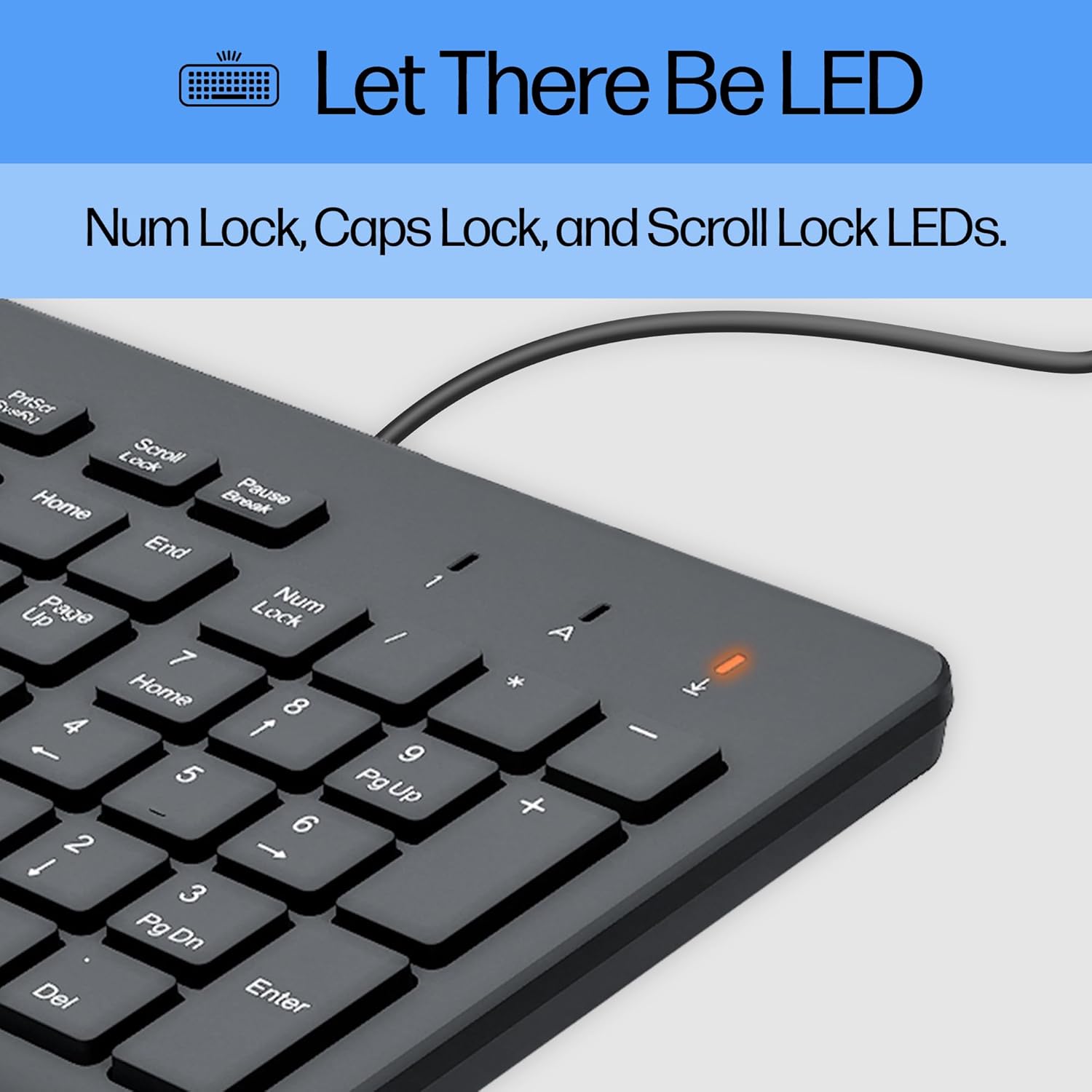 Thumbnail 5 de HP 150 wired combo mouse keyboard 1600 DPI