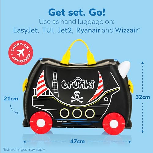 Thumbnail 1 de Trunki Pedro the Pirate Ship: Ride-On Carry-On Suitcase for 3–4 Year Olds