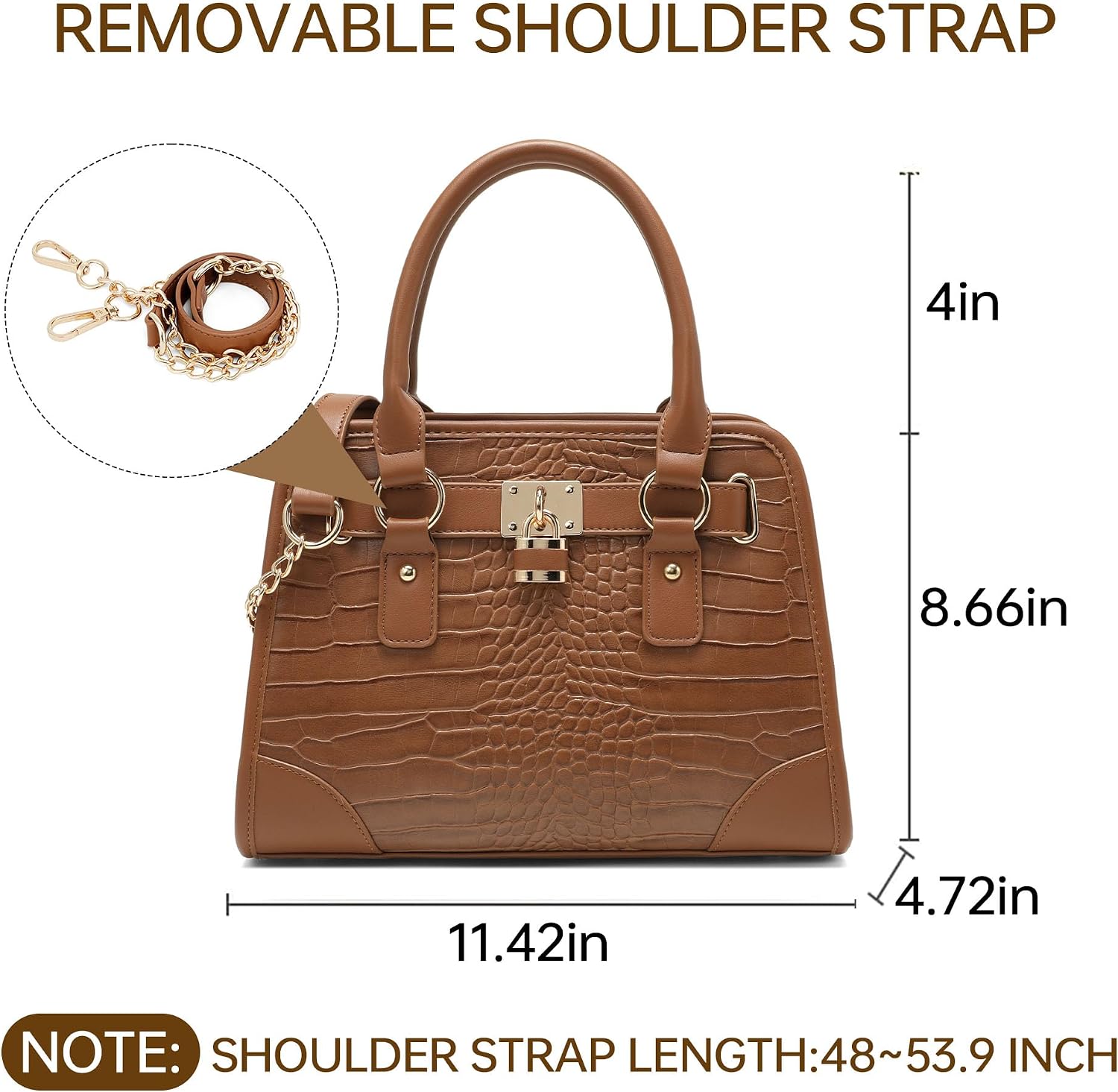Detalle de GEMIU Satchel Bag in PU Leather