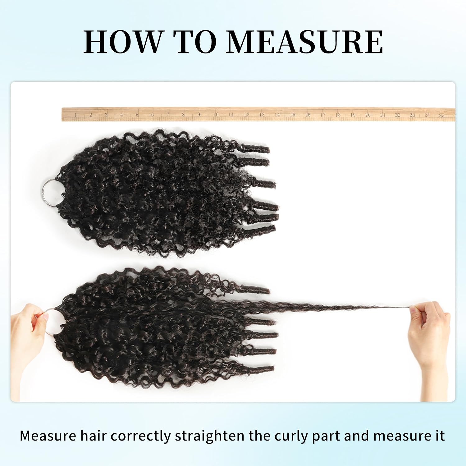Thumbnail 6 de KULYMUWIG 16-Inch Burmese Curly Human Crochet Hair with Pre-Separated Feather Bundles
